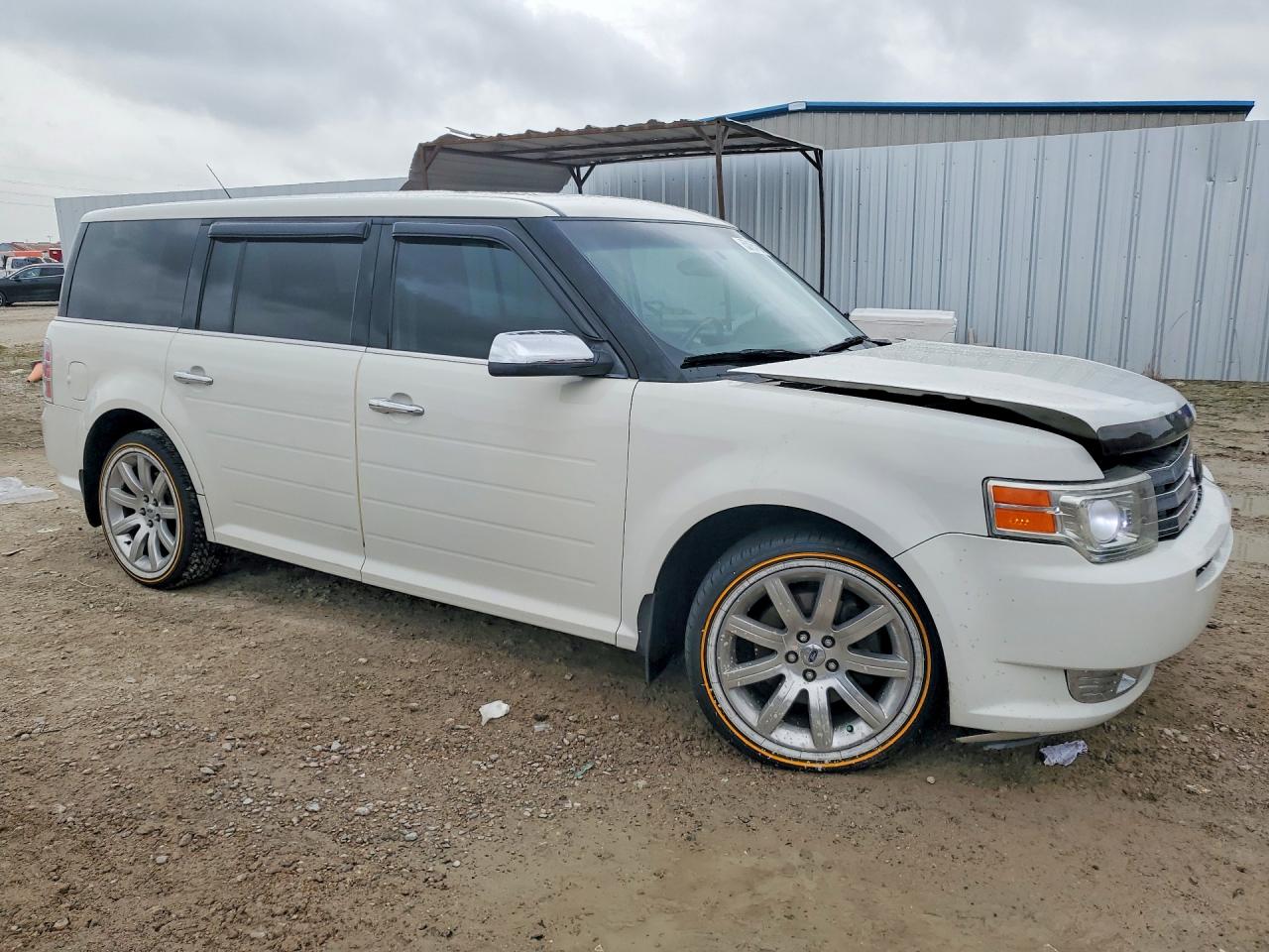 2011 Ford Flex Limited White vin: 2FMGK5DC5BBD00267
