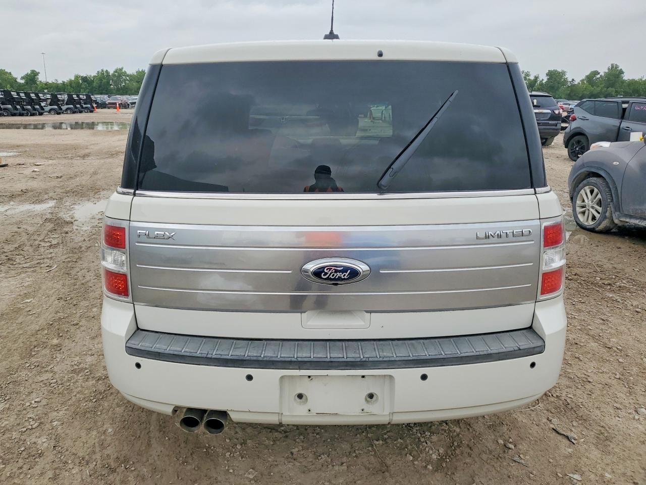 2011 Ford Flex Limited White vin: 2FMGK5DC5BBD00267