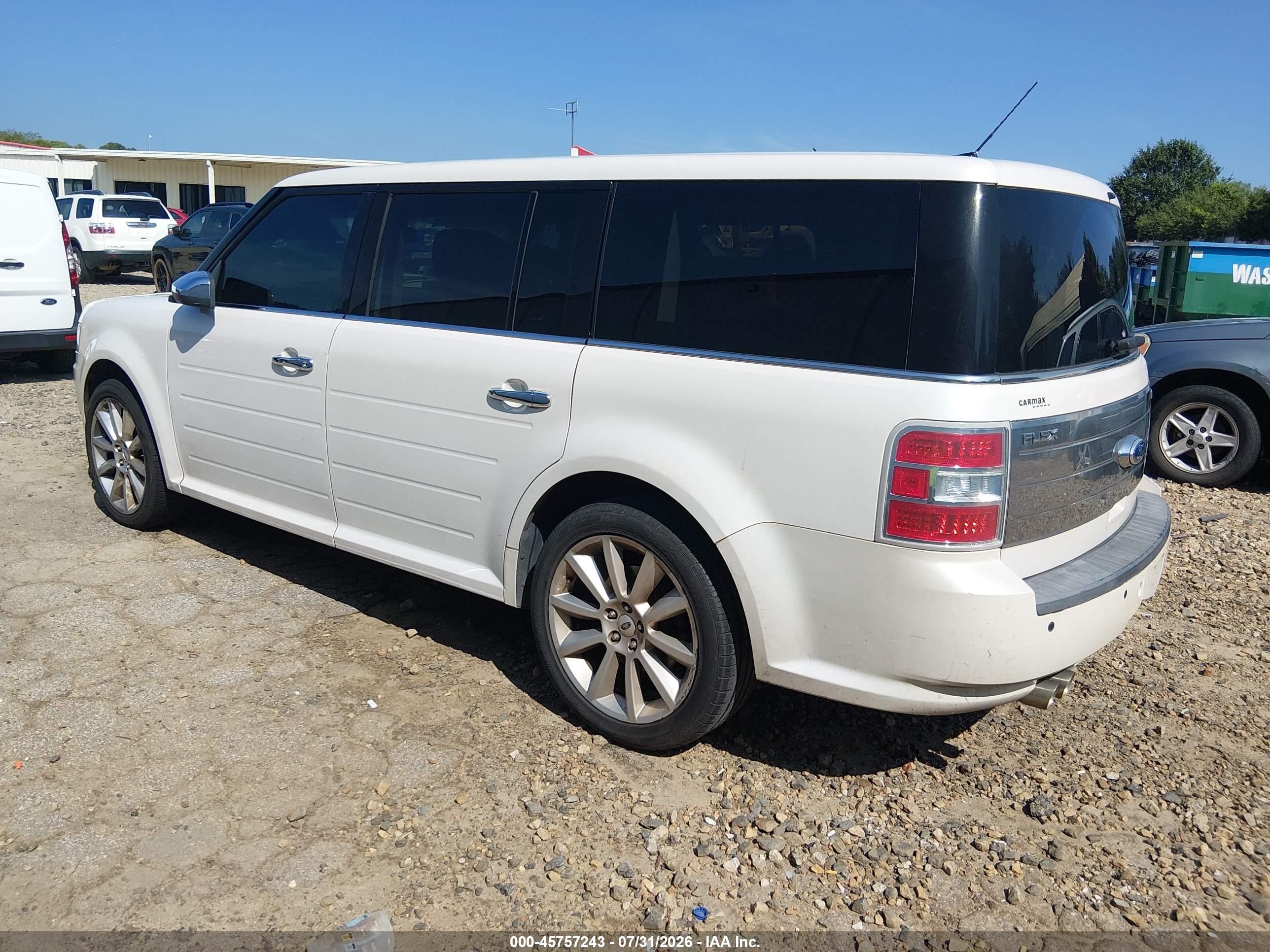 2012 Ford Flex Limited Белый vin: 2FMGK5DC5CBD19662