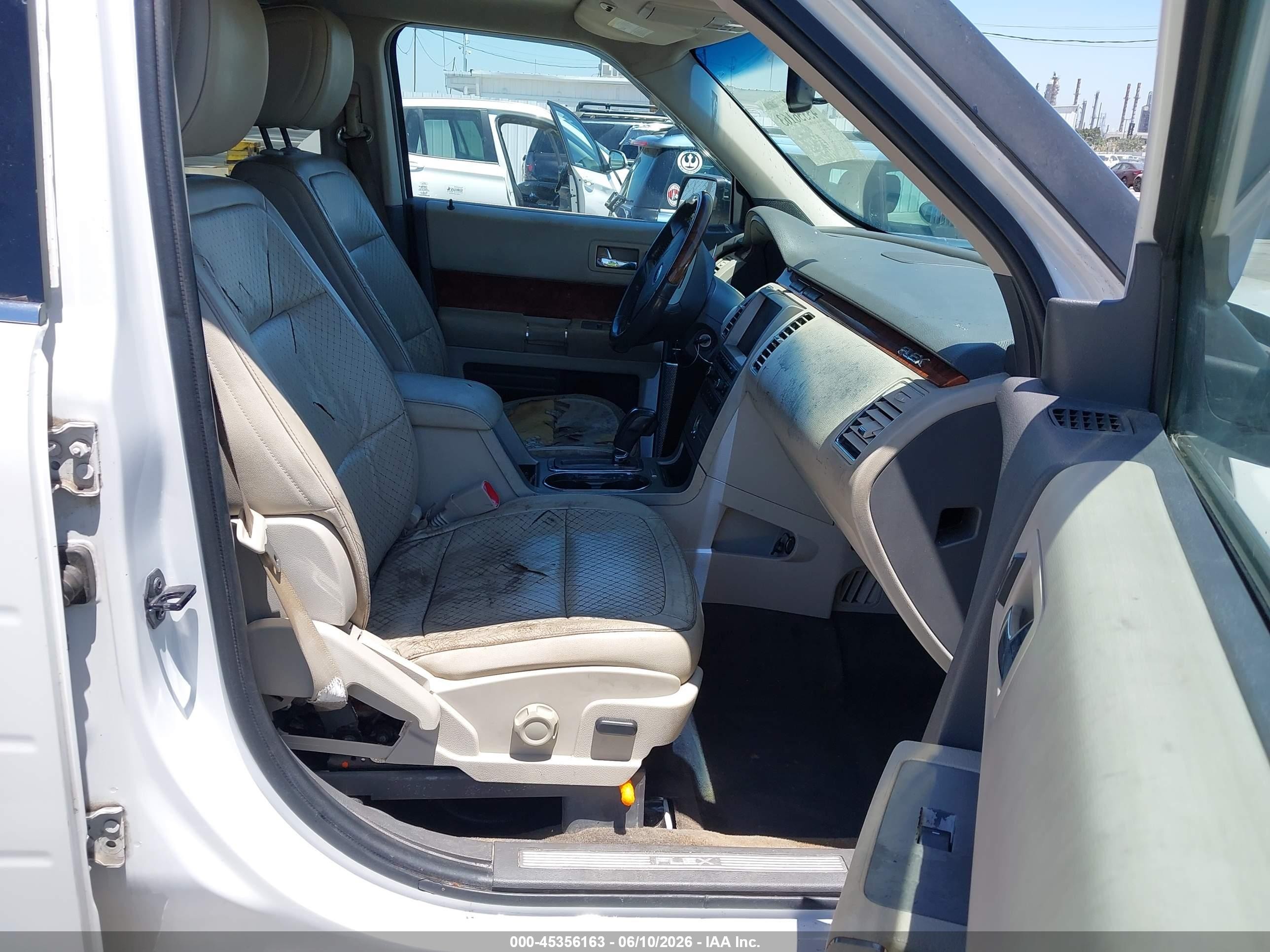 2010 Ford Flex Limited White vin: 2FMGK5DC6ABD03533