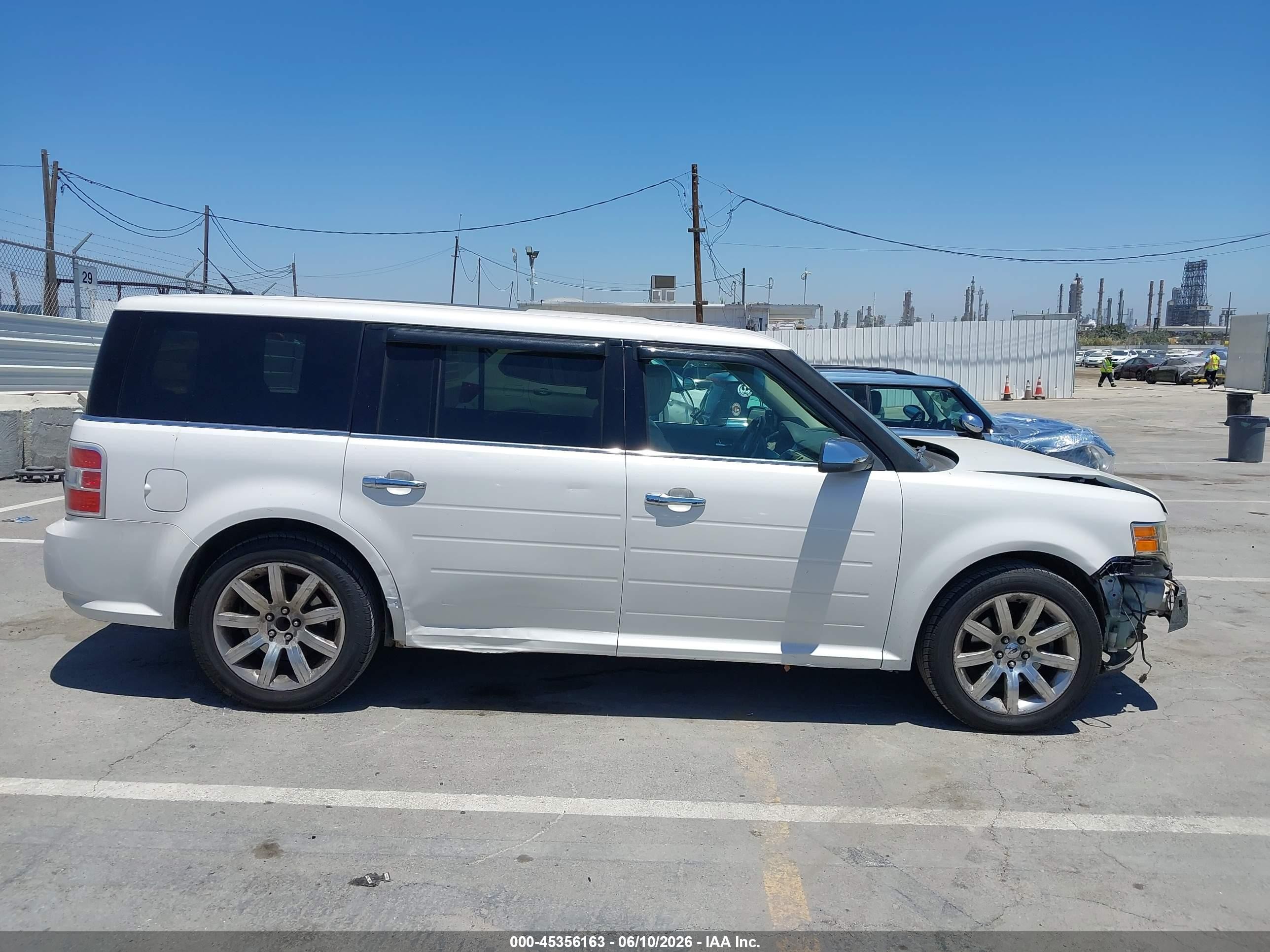 2010 Ford Flex Limited White vin: 2FMGK5DC6ABD03533