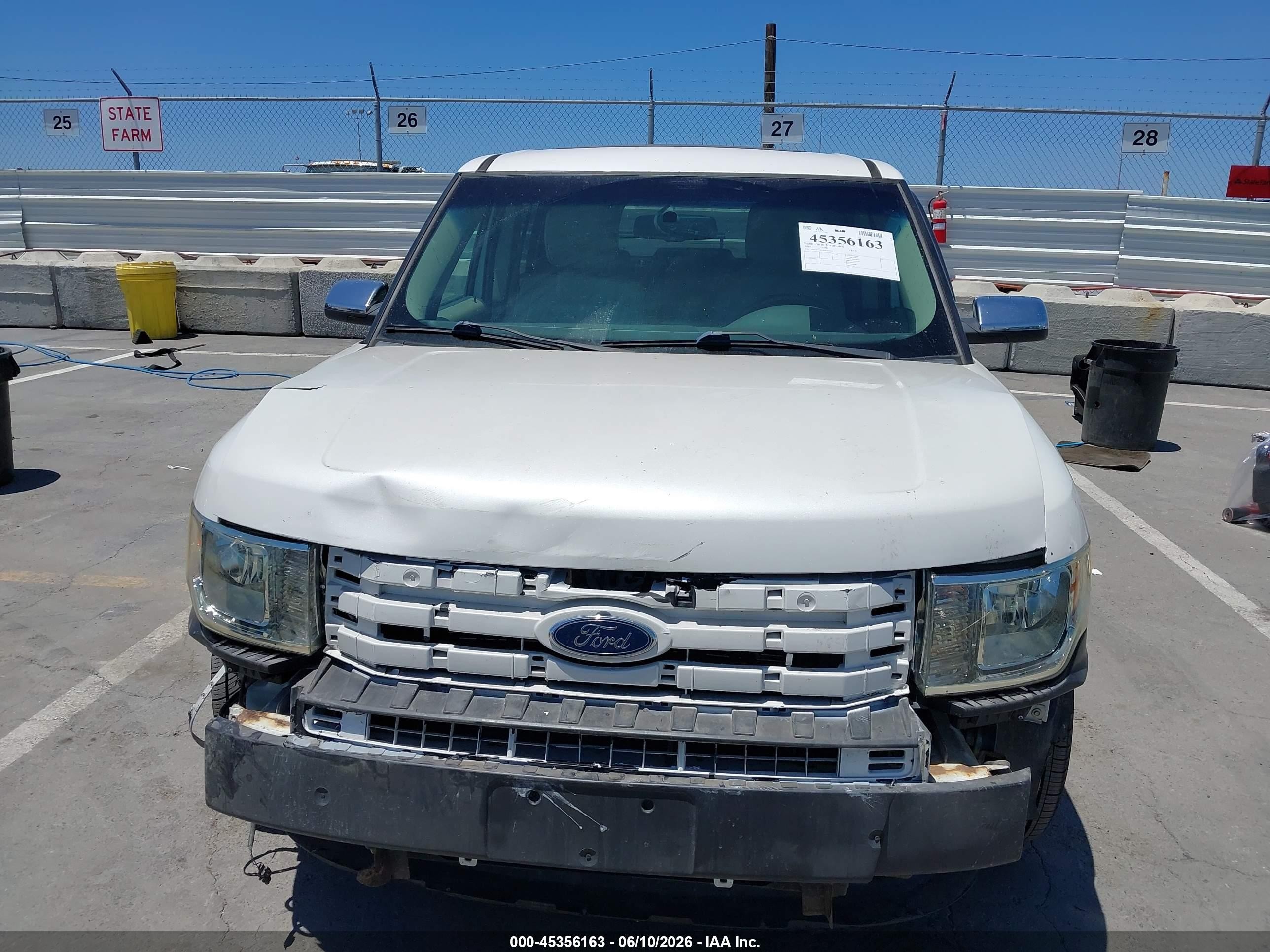 2010 Ford Flex Limited White vin: 2FMGK5DC6ABD03533
