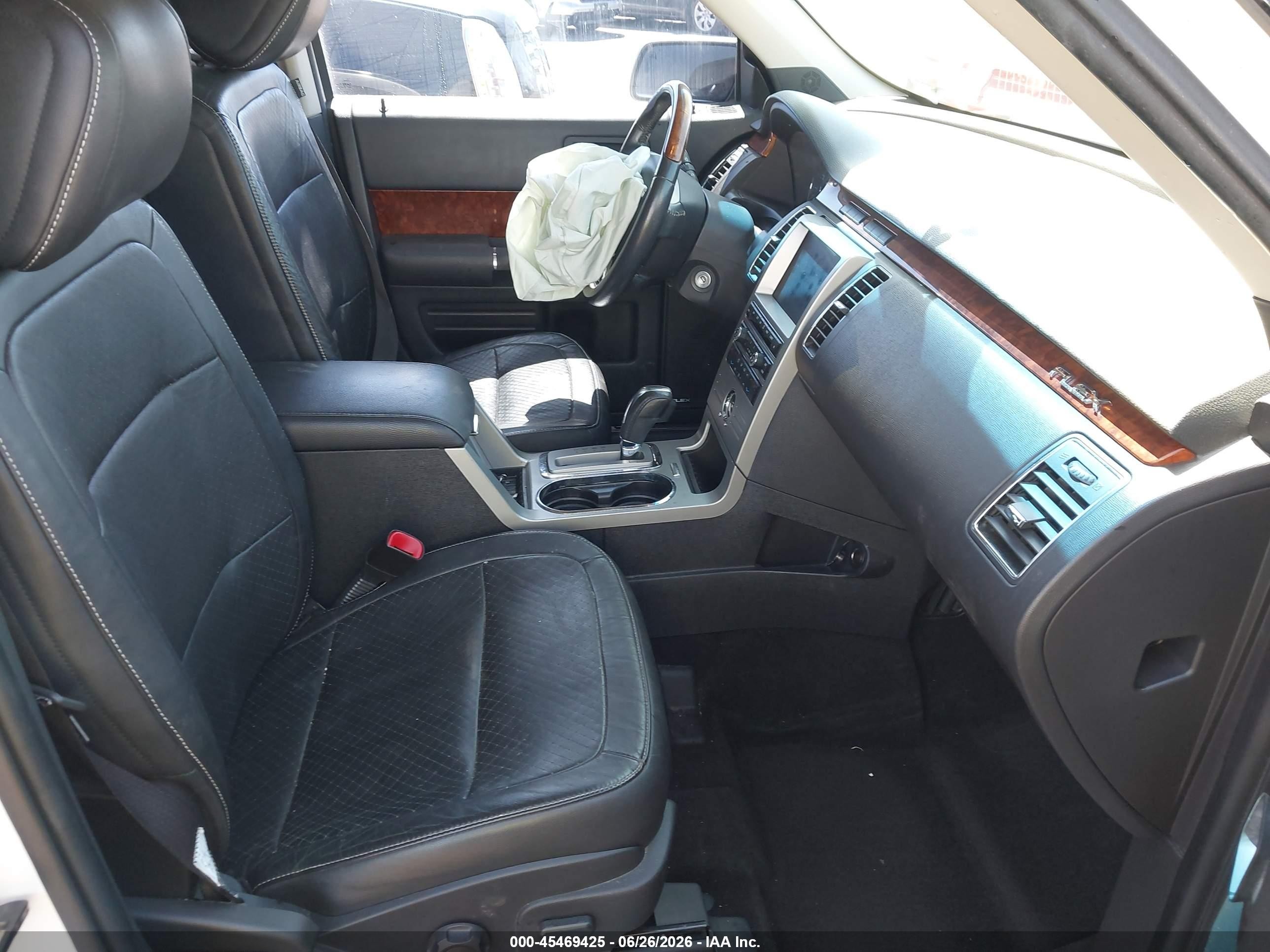 2011 Ford Flex Limited White vin: 2FMGK5DC6BBD14517
