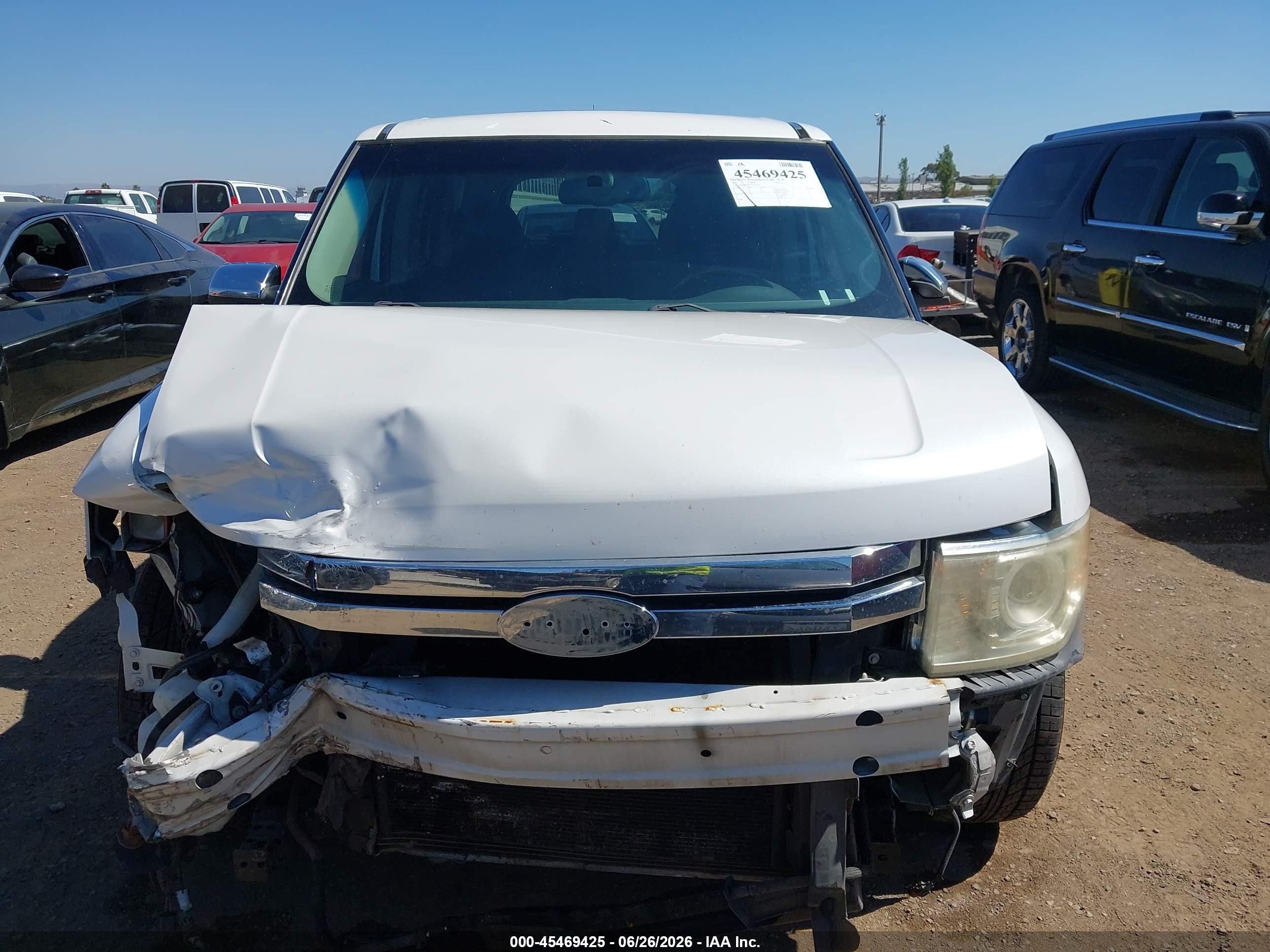 2011 Ford Flex Limited White vin: 2FMGK5DC6BBD14517