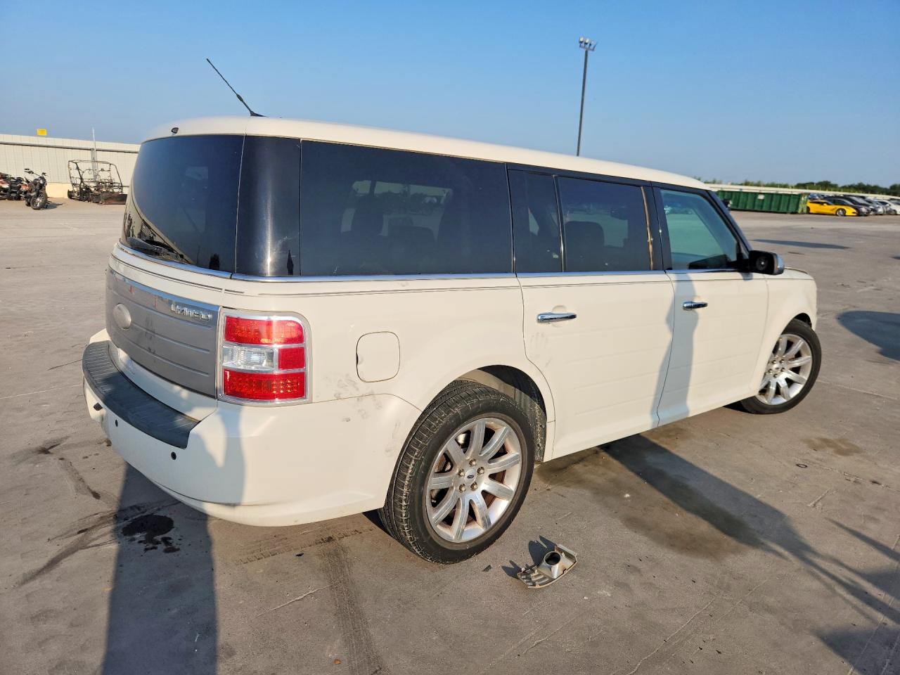 2012 Ford Flex Limited White vin: 2FMGK5DC6CBD00635