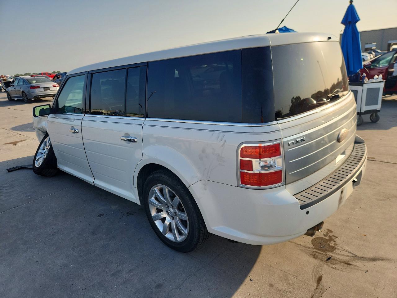 2012 Ford Flex Limited White vin: 2FMGK5DC6CBD00635