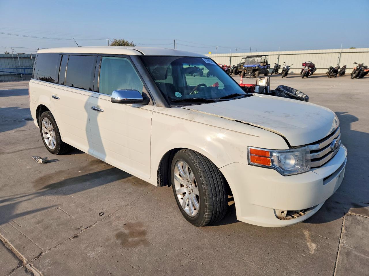 2012 Ford Flex Limited White vin: 2FMGK5DC6CBD00635