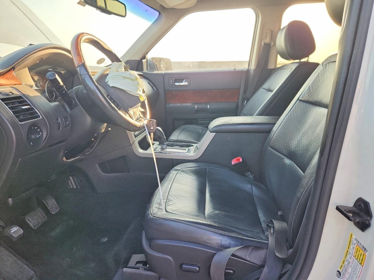 2012 Ford Flex Limited White vin: 2FMGK5DC6CBD00635