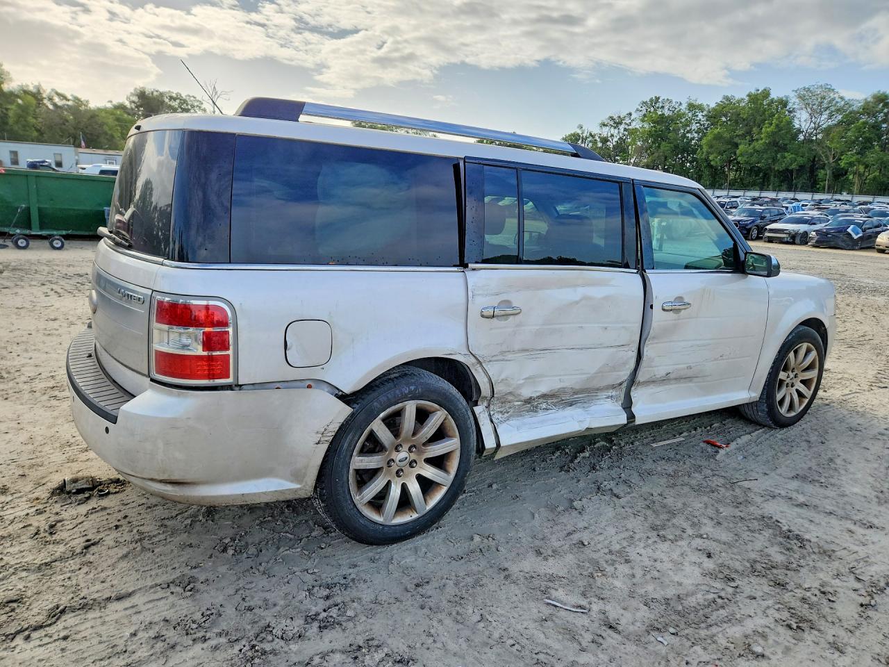 2012 Ford Flex Limited Белый vin: 2FMGK5DC6CBD12803