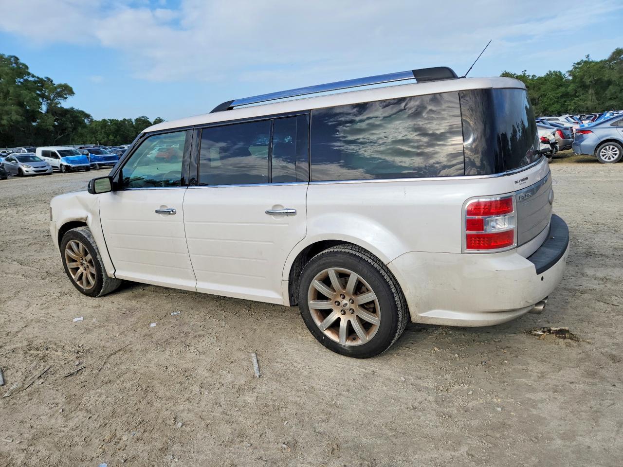 2012 Ford Flex Limited Белый vin: 2FMGK5DC6CBD12803