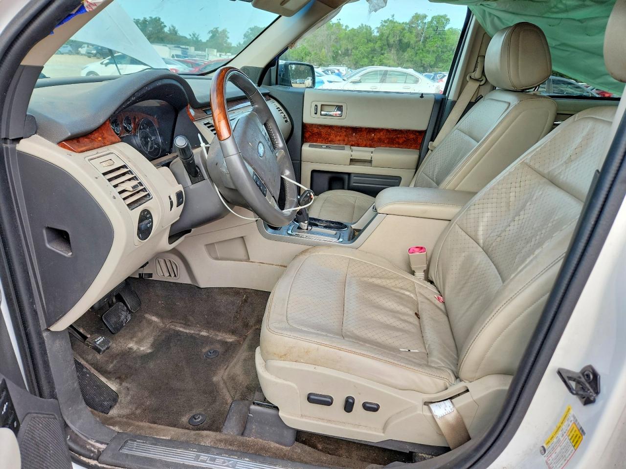 2012 Ford Flex Limited Белый vin: 2FMGK5DC6CBD12803