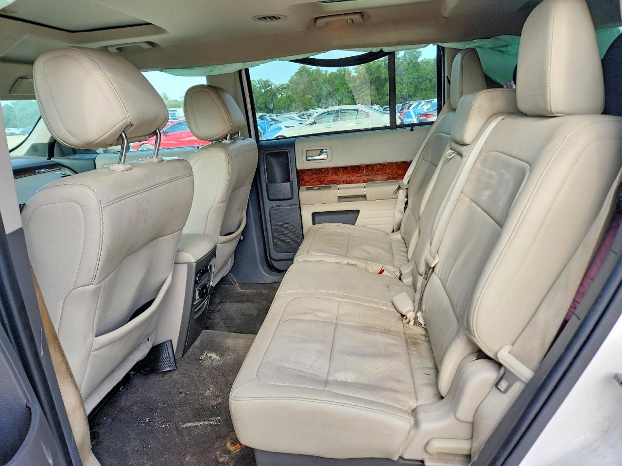 2012 Ford Flex Limited Белый vin: 2FMGK5DC6CBD12803