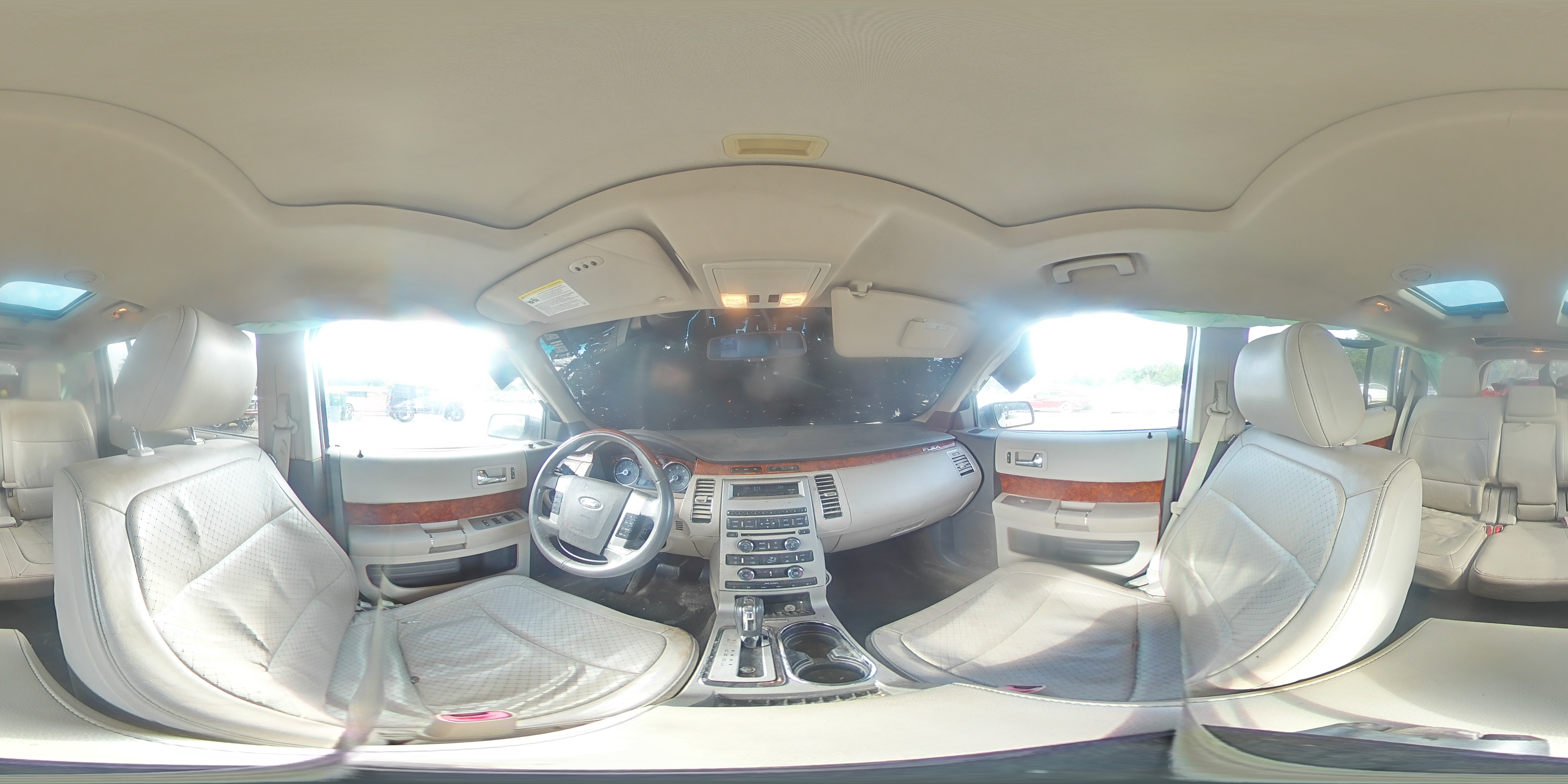 2012 Ford Flex Limited Белый vin: 2FMGK5DC6CBD12803