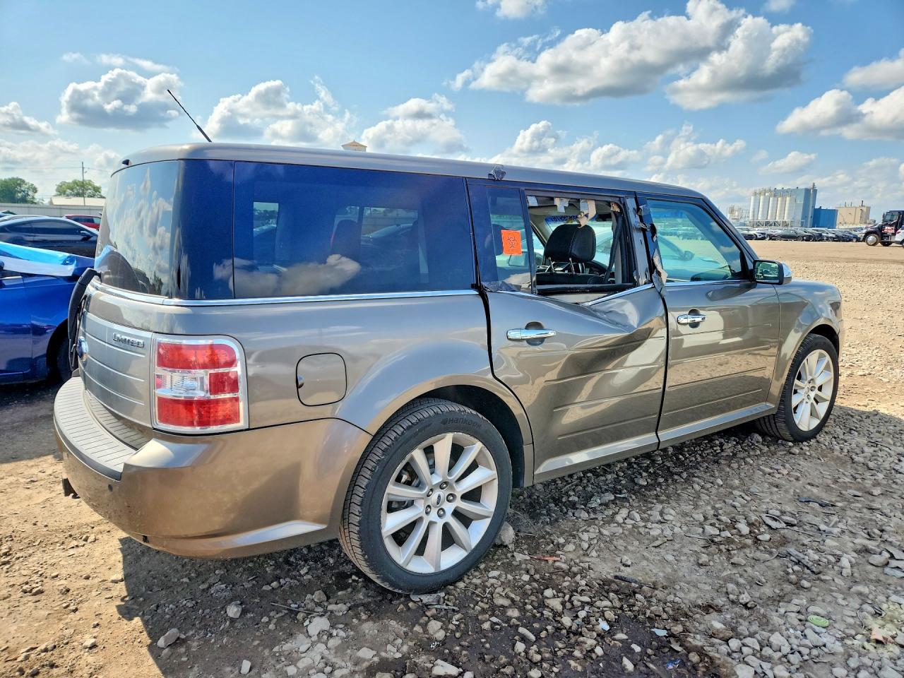 2012 Ford Flex Limited Silver vin: 2FMGK5DC6CBD20061