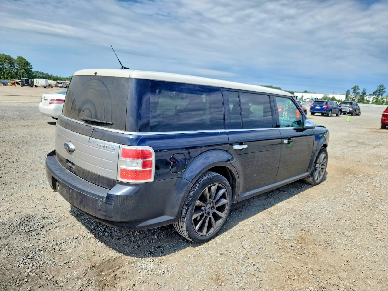 2010 Ford Flex Limited Blue vin: 2FMGK5DC7ABB21677