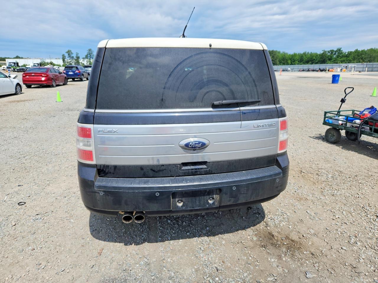2010 Ford Flex Limited Blue vin: 2FMGK5DC7ABB21677