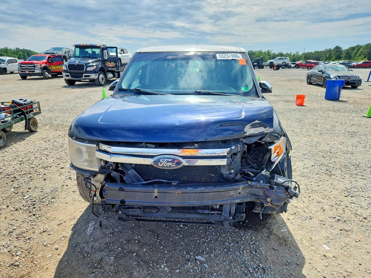 2010 Ford Flex Limited Blue vin: 2FMGK5DC7ABB21677