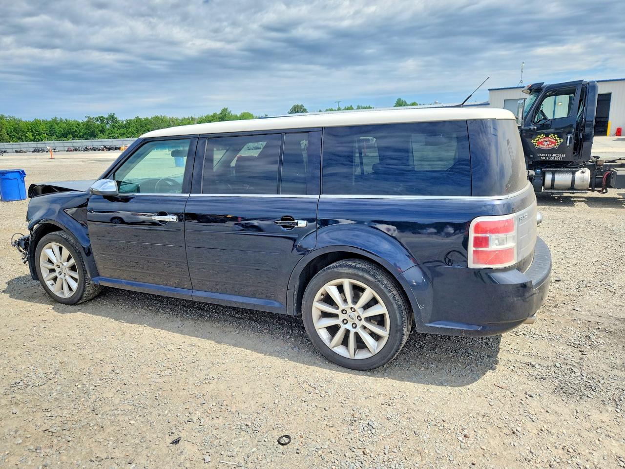 2010 Ford Flex Limited Blue vin: 2FMGK5DC7ABB21677