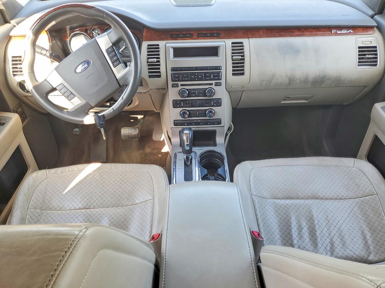 2012 Ford Flex Limited White vin: 2FMGK5DC7CBD03138