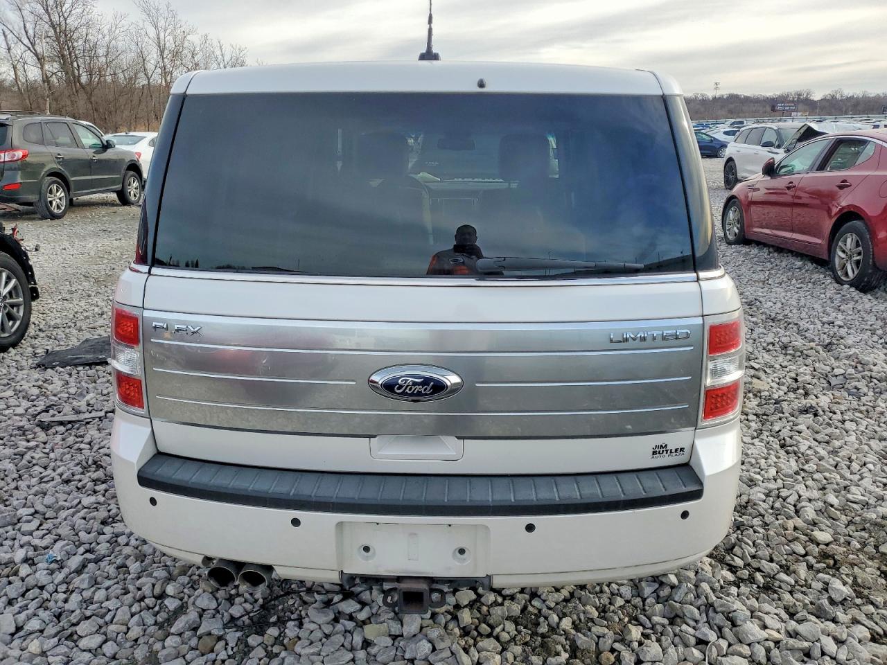 2011 Ford Flex Limited White vin: 2FMGK5DC8BBD29018