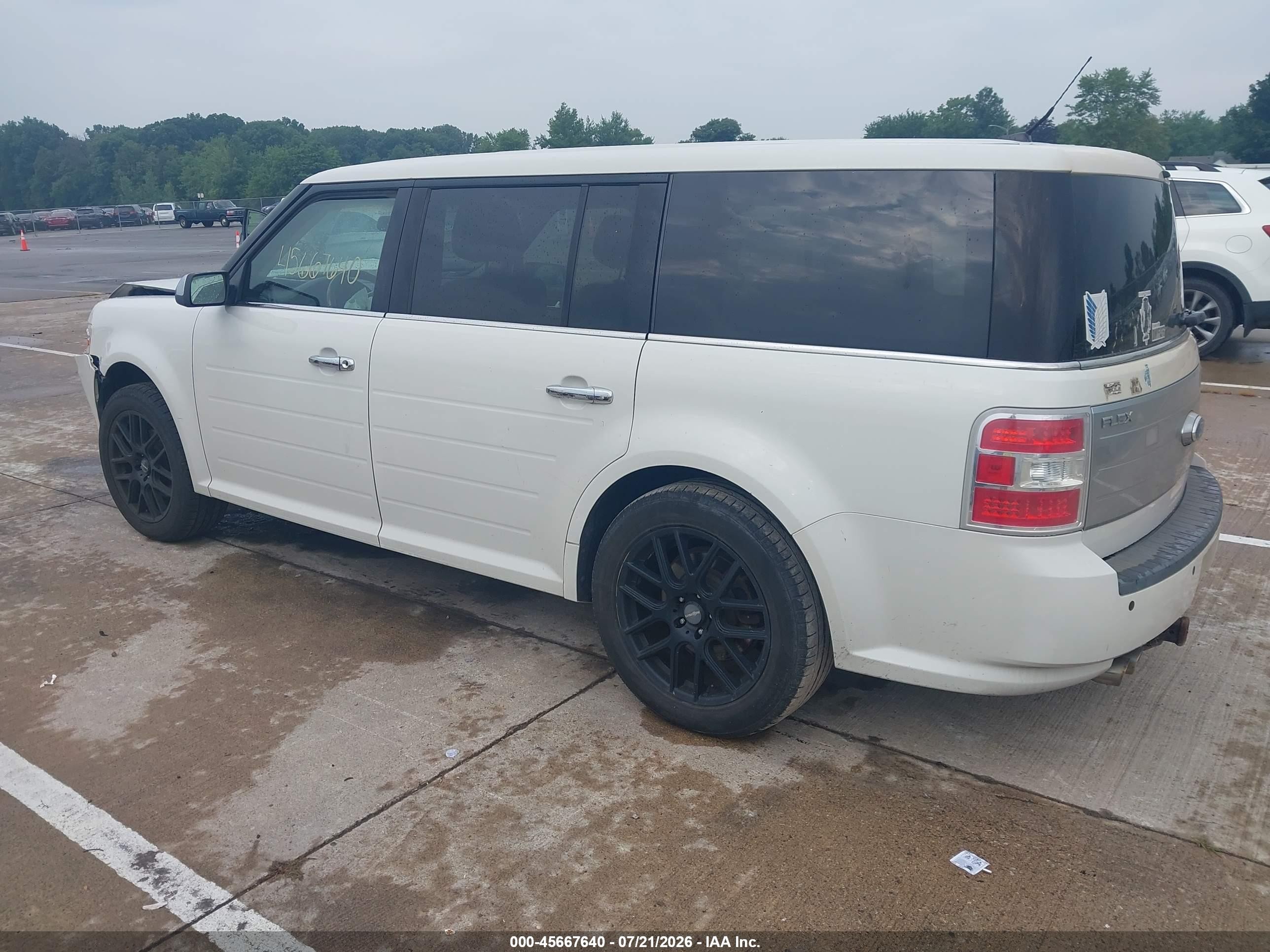 2011 Ford Flex Limited White vin: 2FMGK5DC8BBD33909