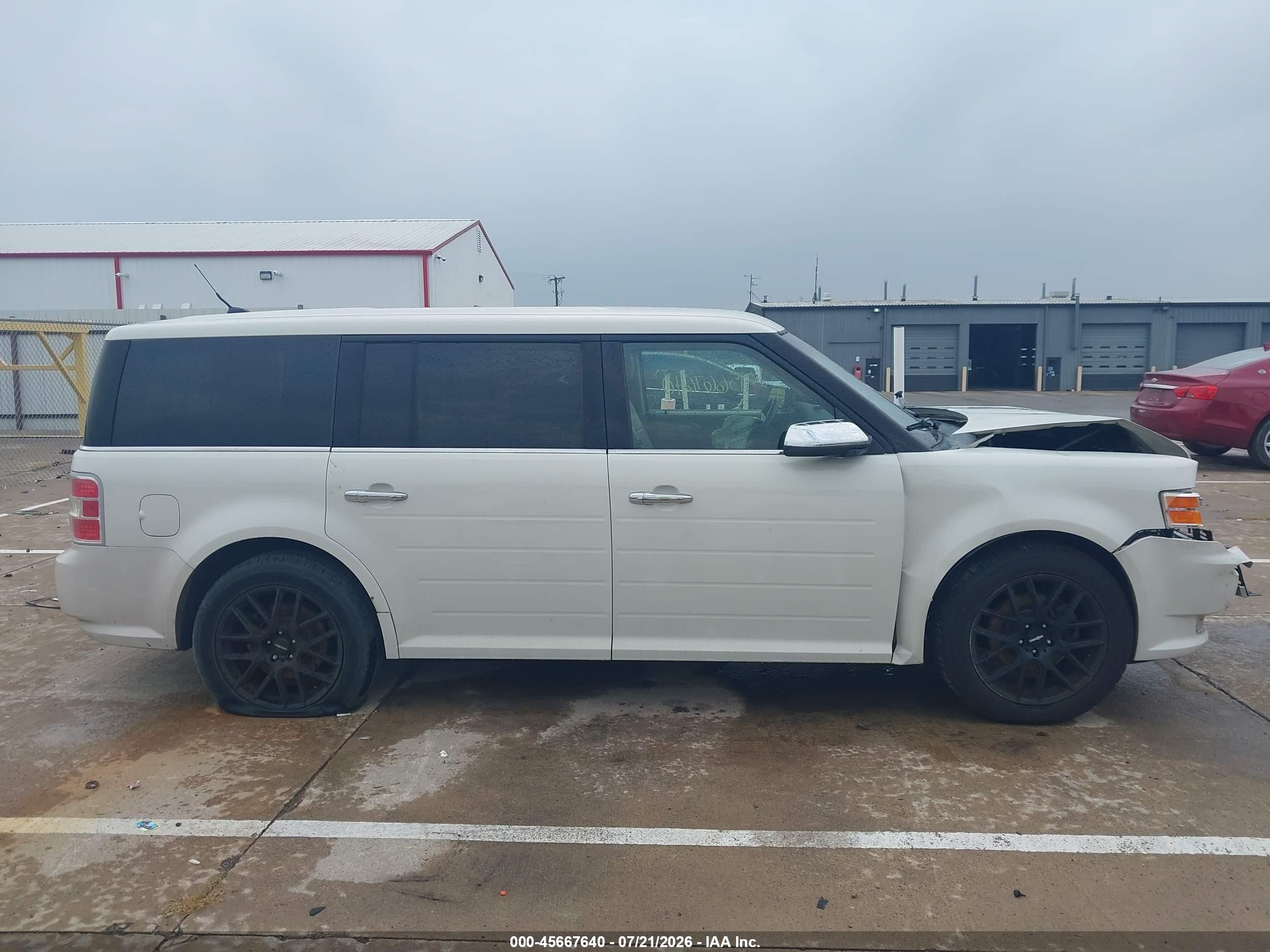 2011 Ford Flex Limited White vin: 2FMGK5DC8BBD33909