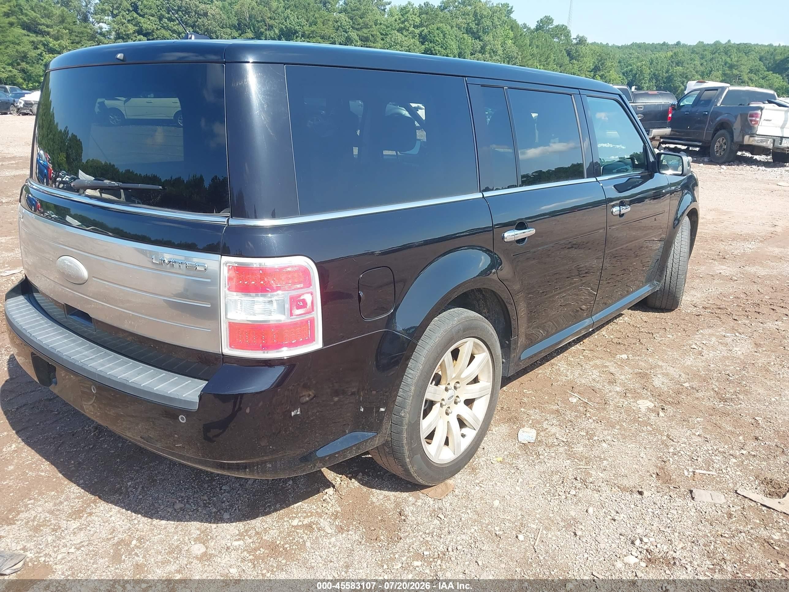 2012 Ford Flex Limited Black vin: 2FMGK5DC8CBD02726