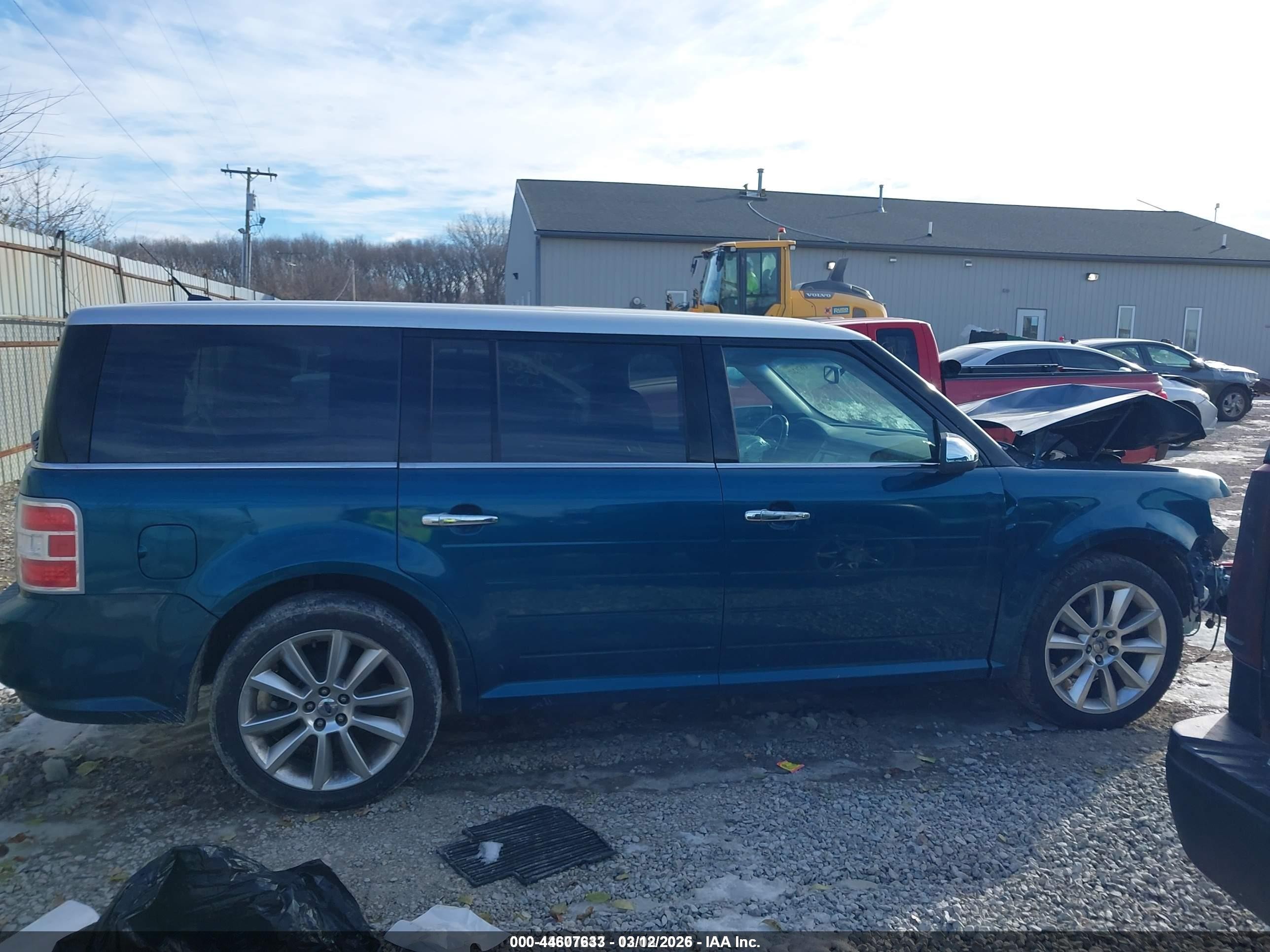 2011 Ford Flex Limited Blue vin: 2FMGK5DC9BBD04547