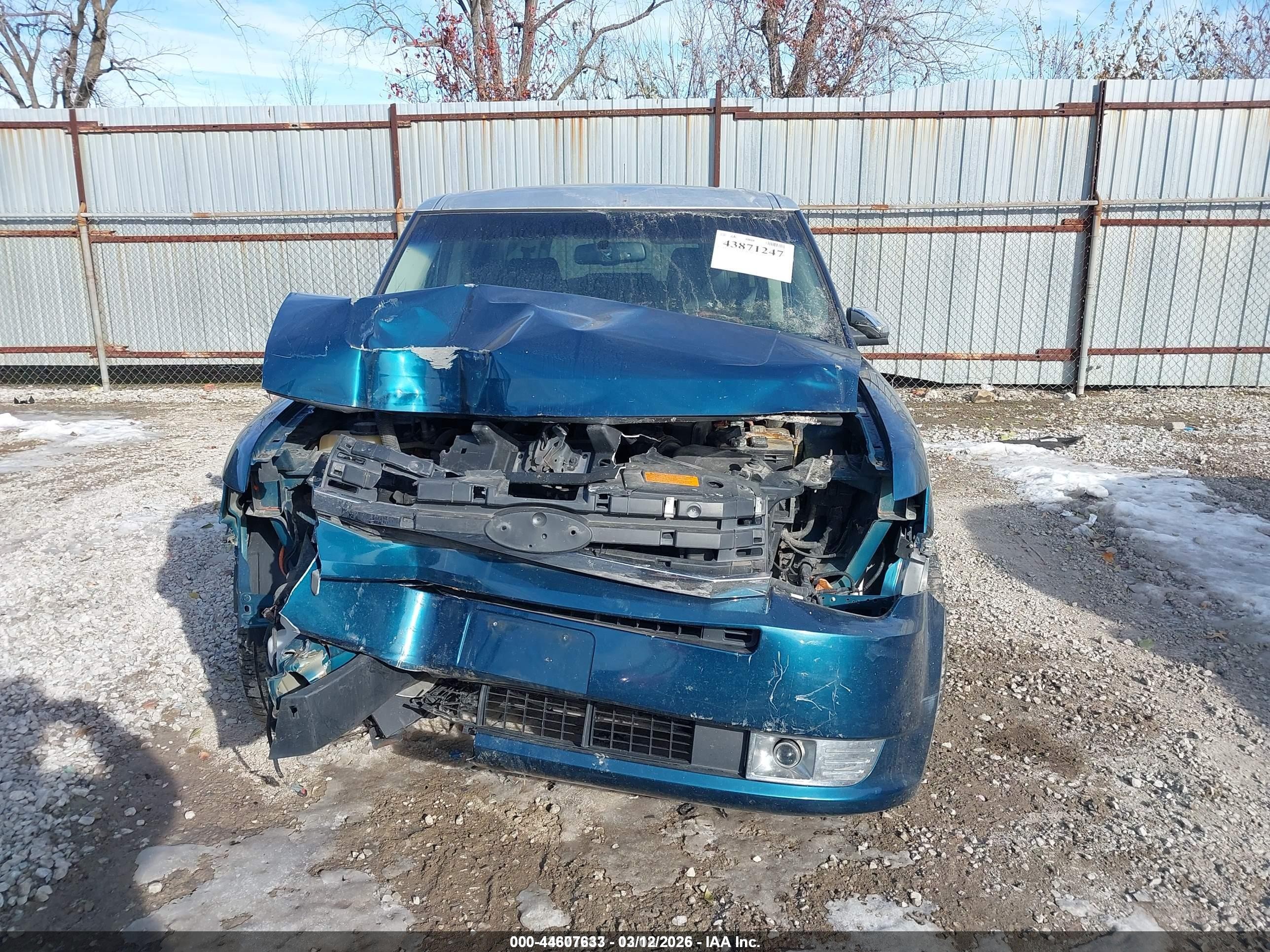 2011 Ford Flex Limited Blue vin: 2FMGK5DC9BBD04547