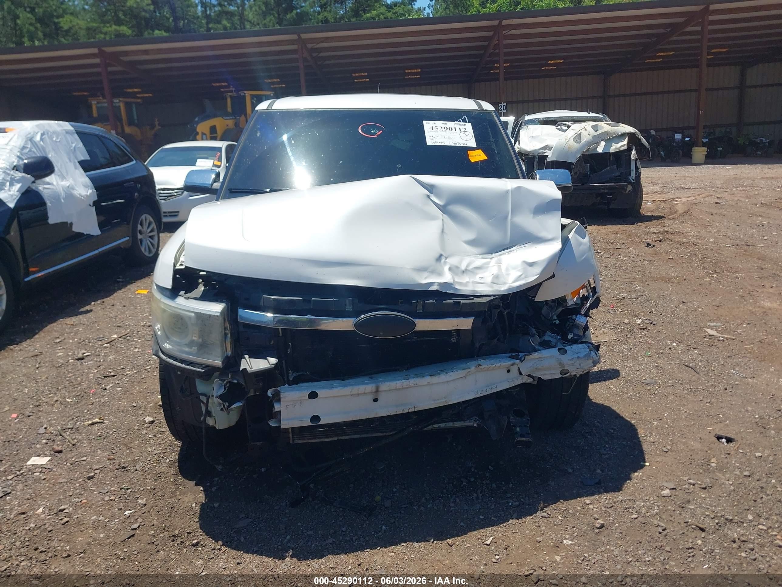 2011 Ford Flex Limited White vin: 2FMGK5DC9BBD31800