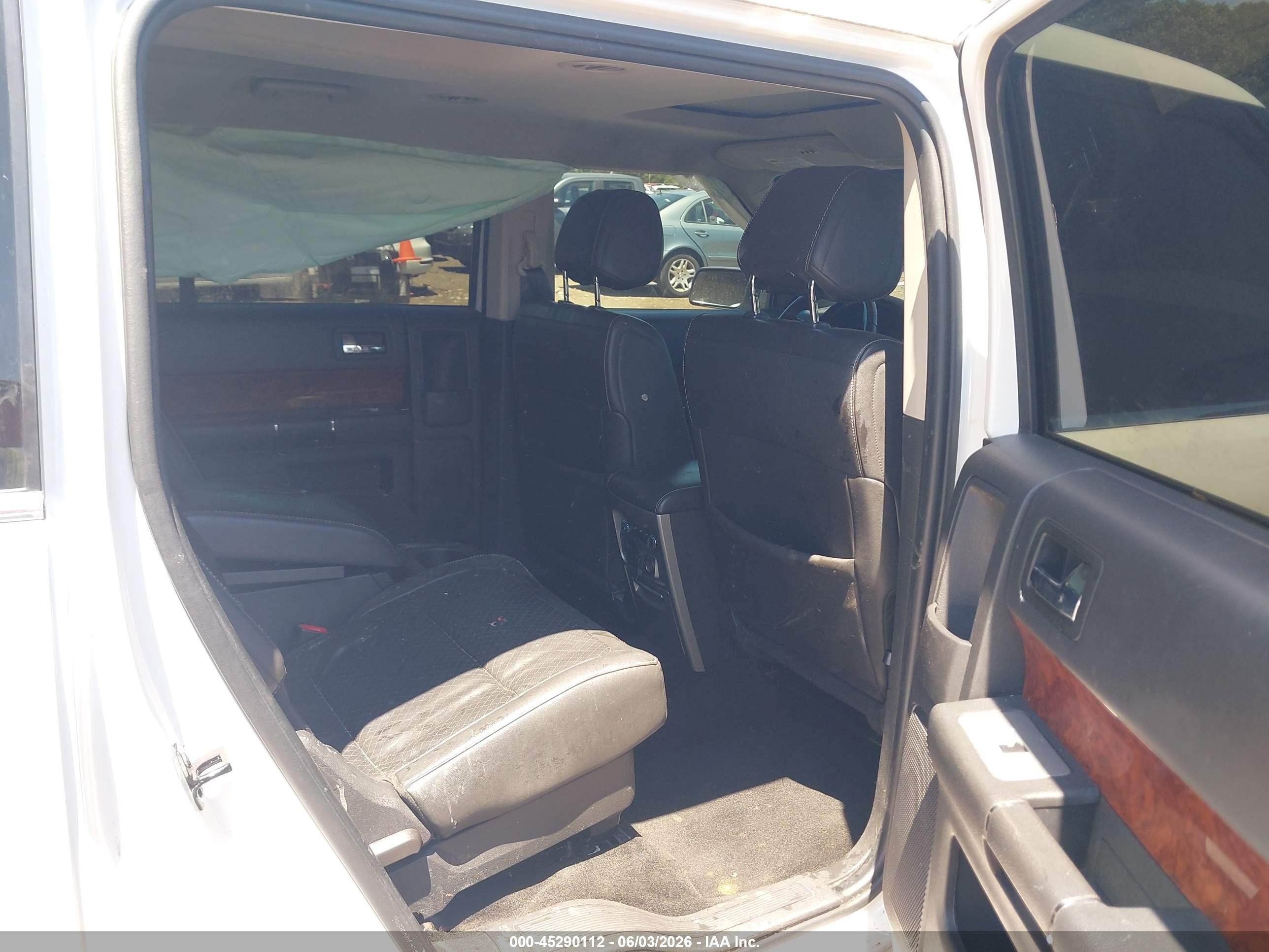 2011 Ford Flex Limited White vin: 2FMGK5DC9BBD31800