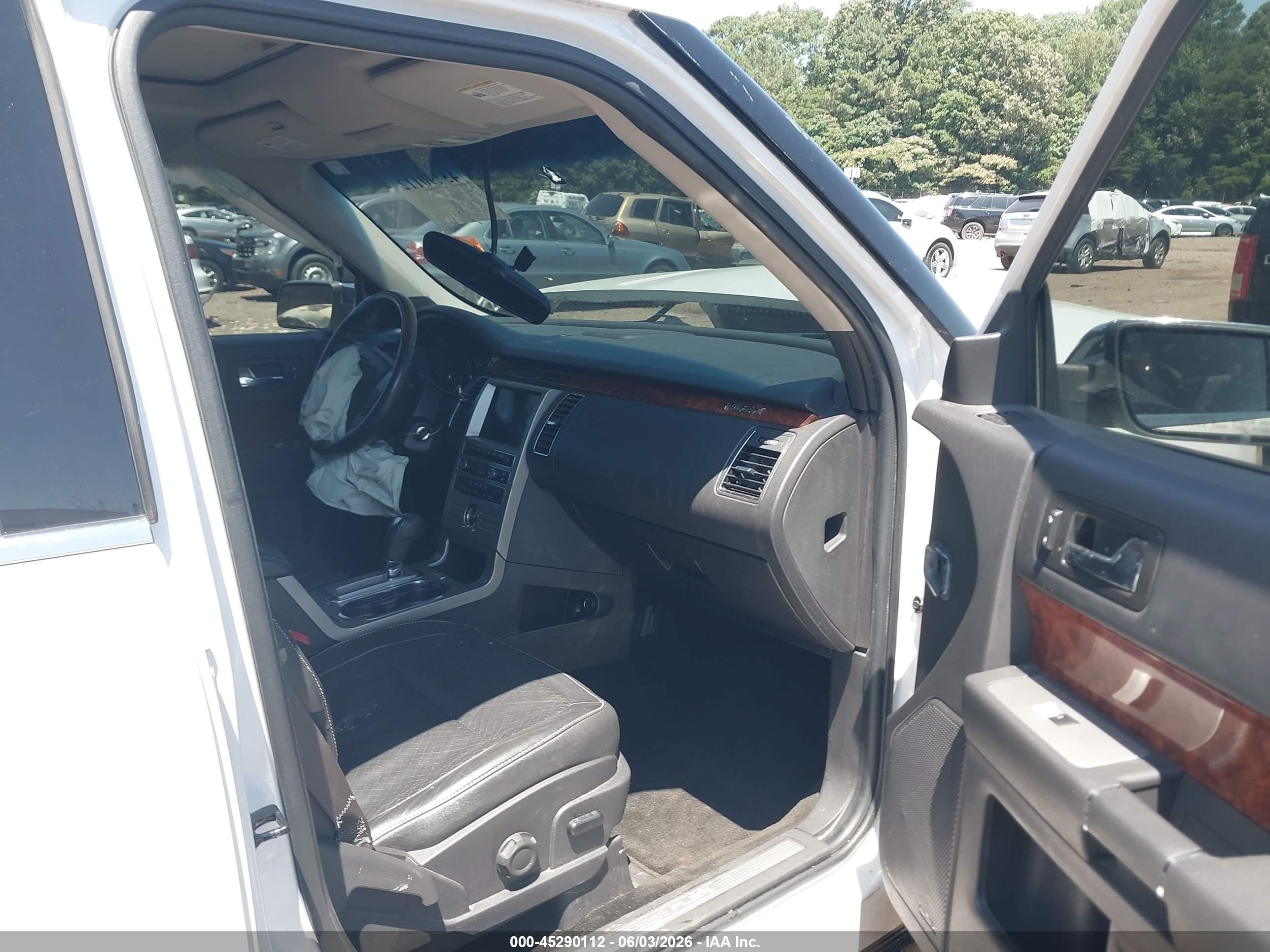 2011 Ford Flex Limited White vin: 2FMGK5DC9BBD31800