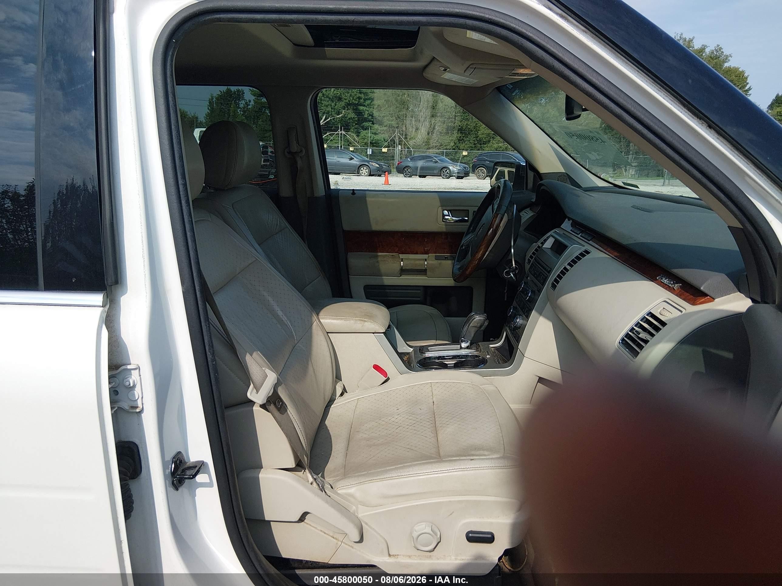 2012 Ford Flex Limited Белый vin: 2FMGK5DC9CBD00189