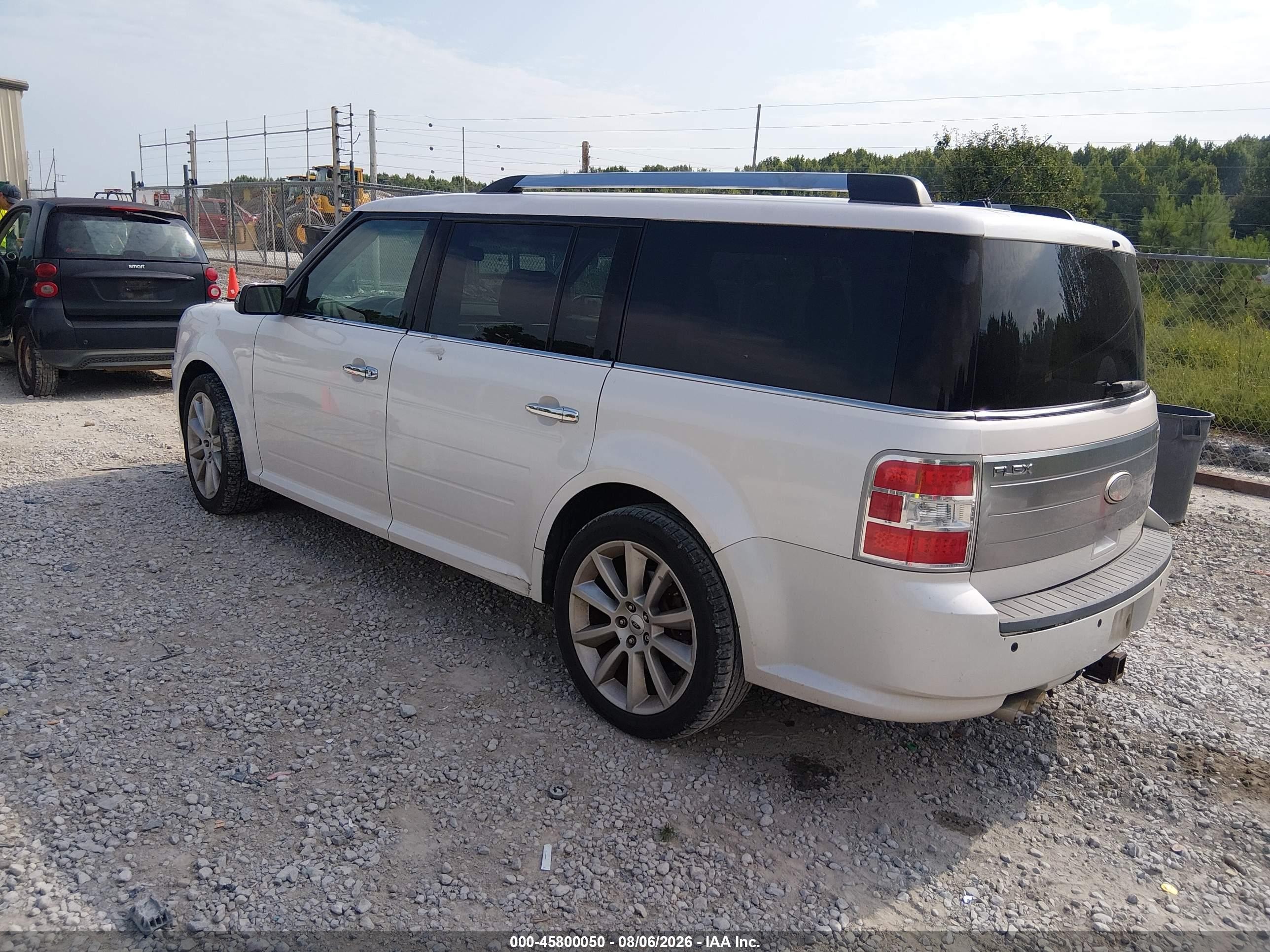 2012 Ford Flex Limited Белый vin: 2FMGK5DC9CBD00189