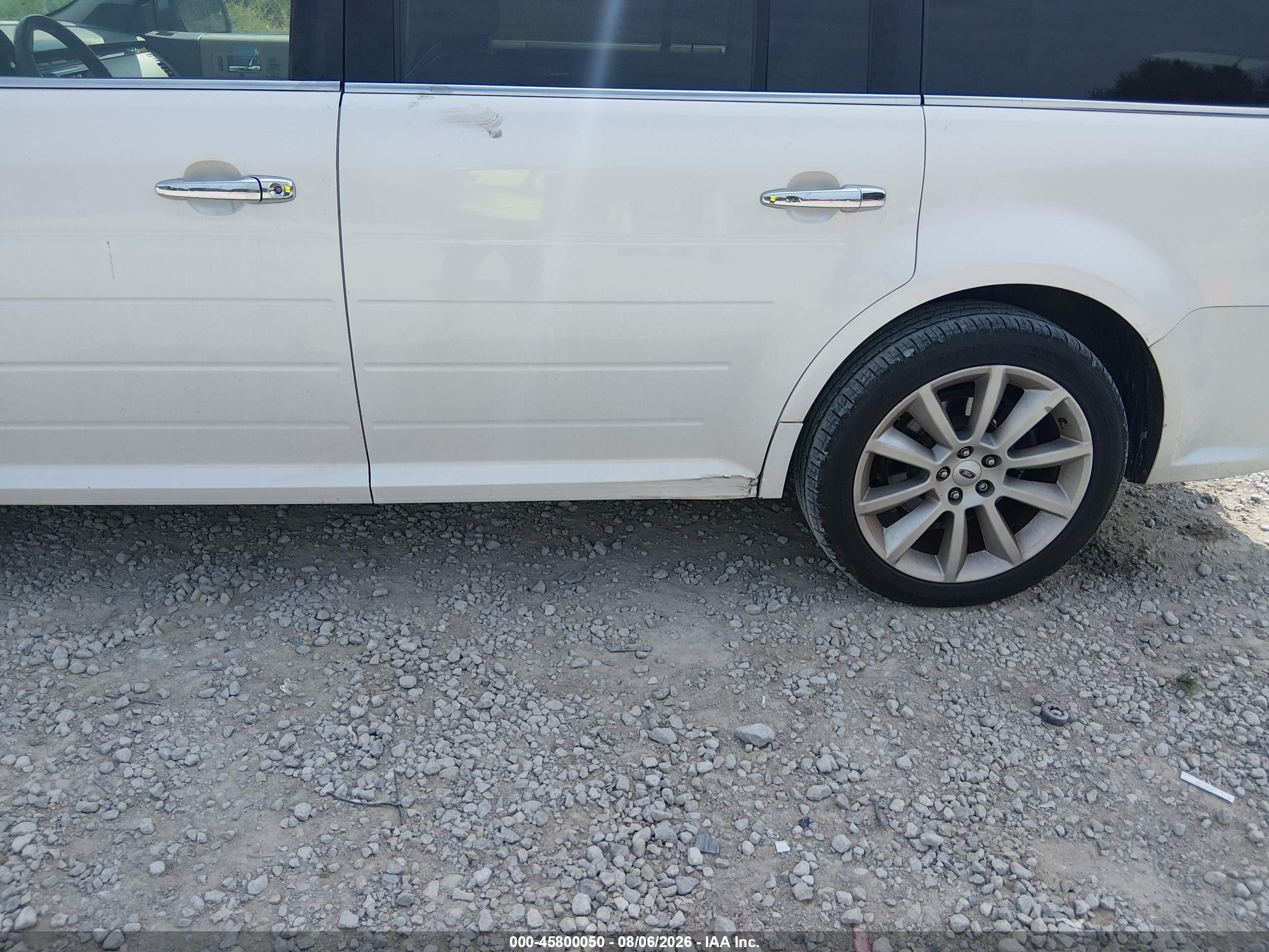 2012 Ford Flex Limited Белый vin: 2FMGK5DC9CBD00189