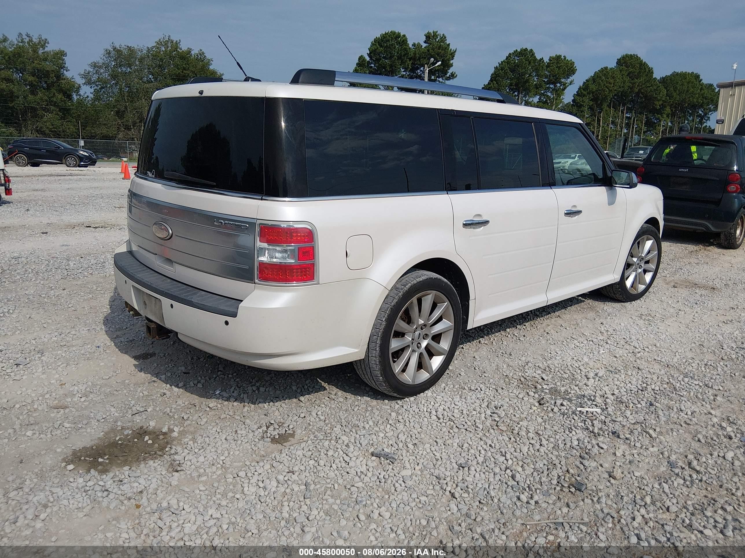 2012 Ford Flex Limited Белый vin: 2FMGK5DC9CBD00189