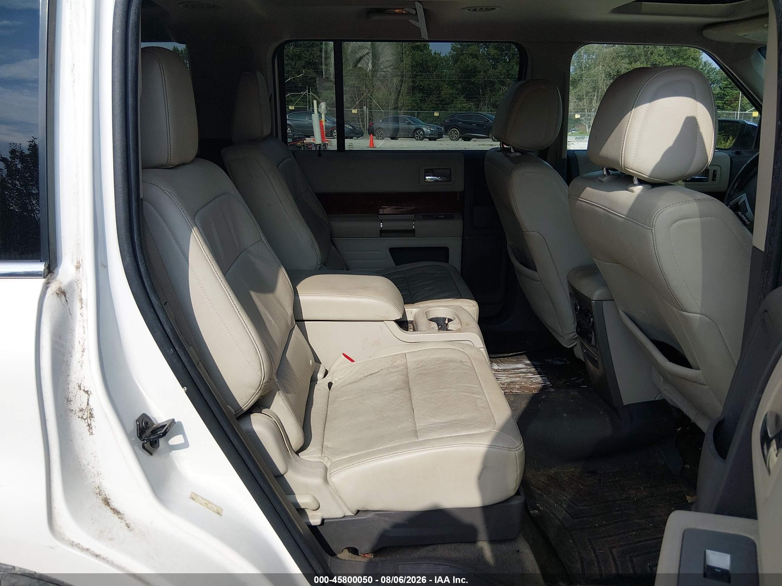 2012 Ford Flex Limited Белый vin: 2FMGK5DC9CBD00189