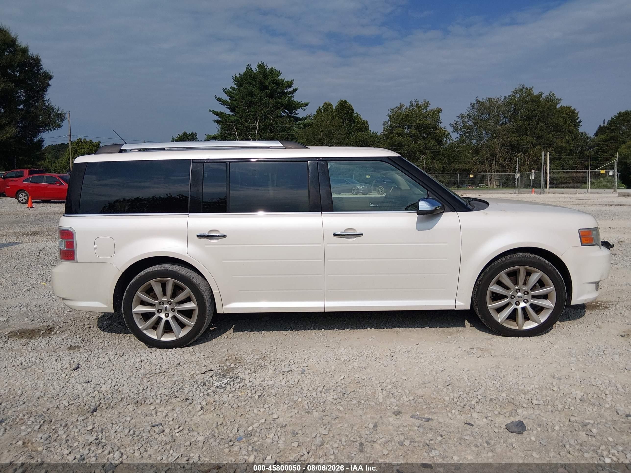 2012 Ford Flex Limited Белый vin: 2FMGK5DC9CBD00189