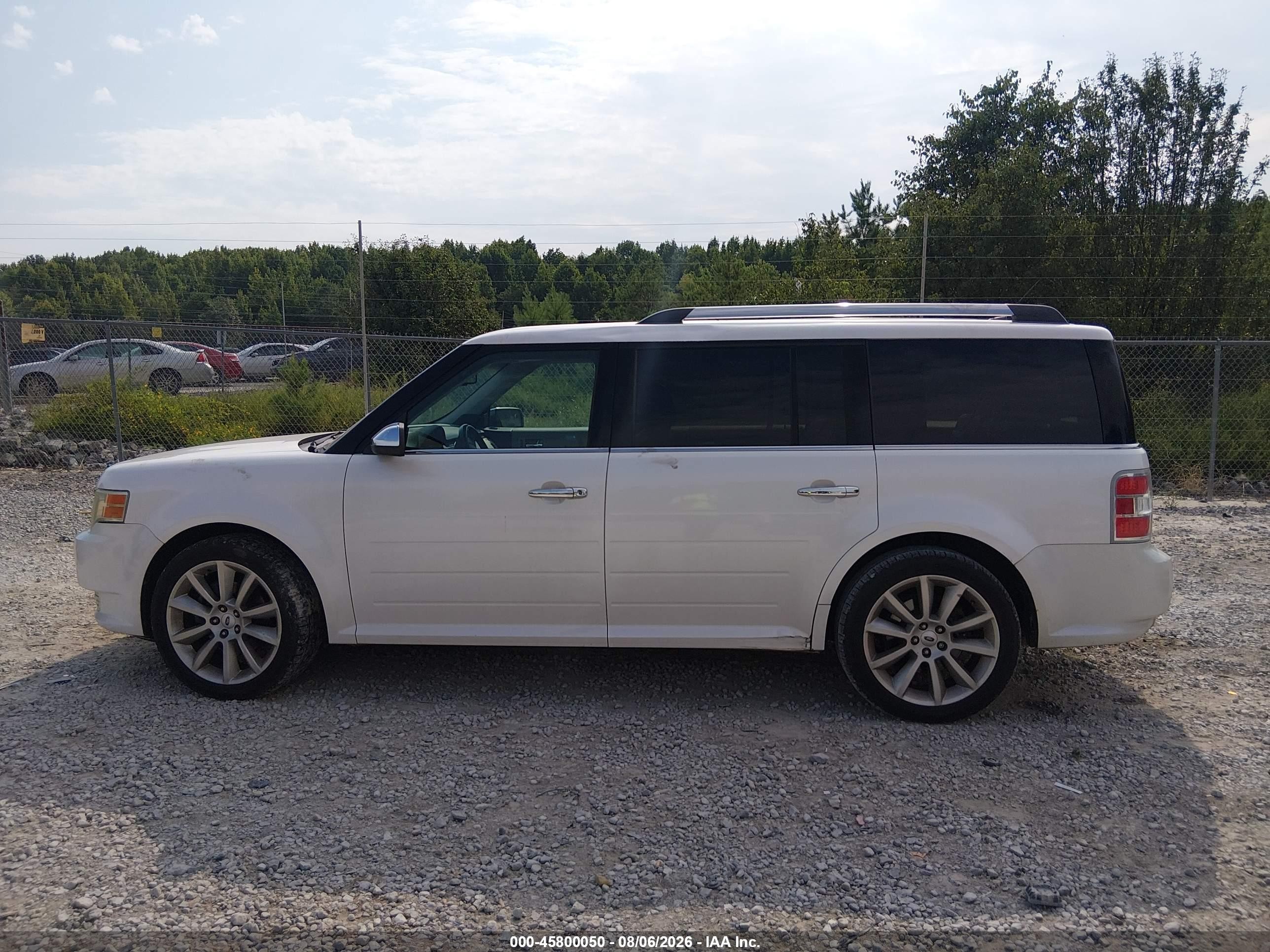 2012 Ford Flex Limited Белый vin: 2FMGK5DC9CBD00189