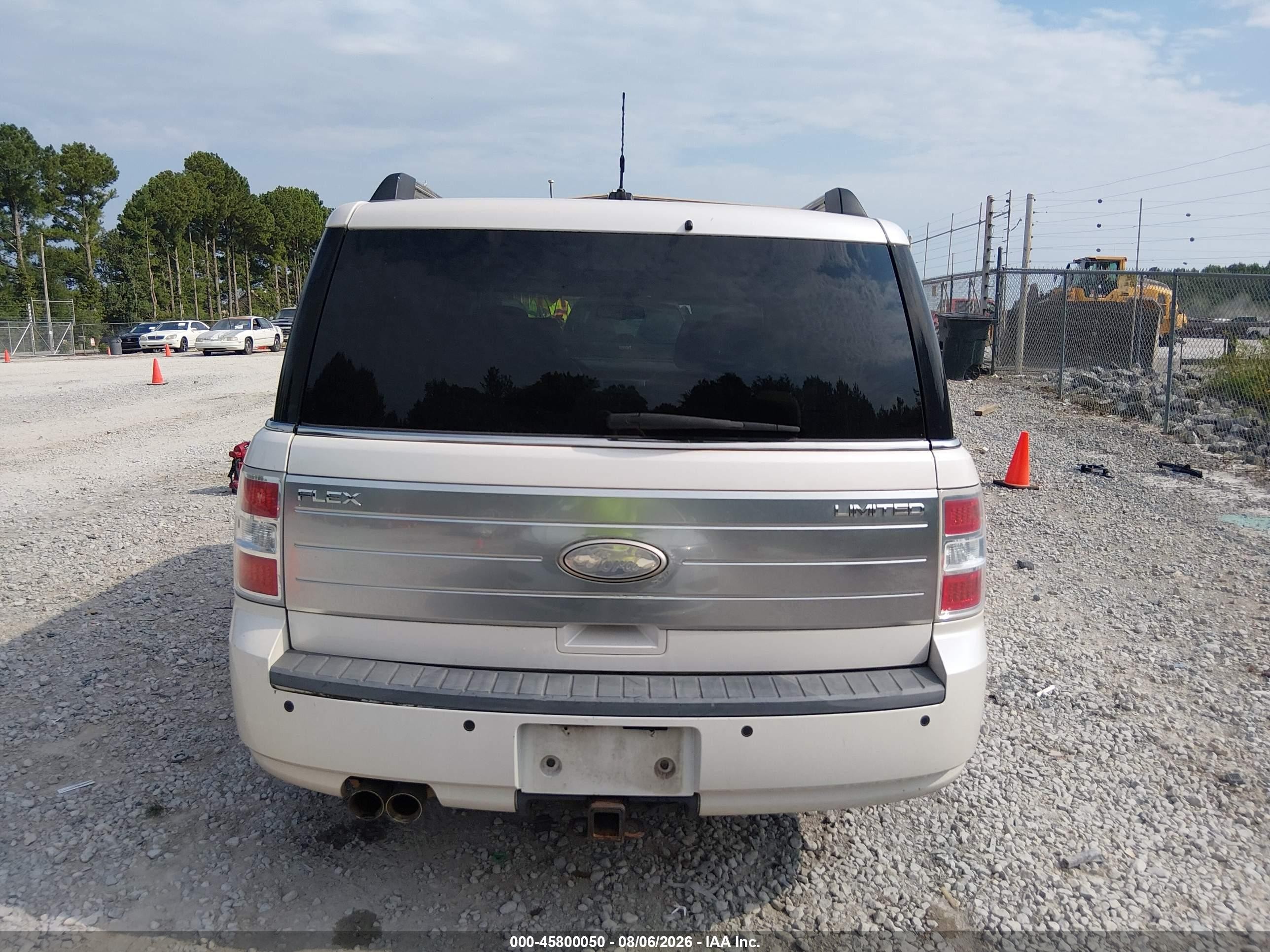 2012 Ford Flex Limited Белый vin: 2FMGK5DC9CBD00189