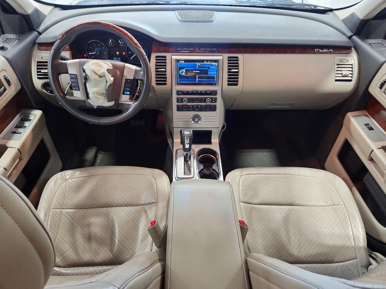 2012 Ford Flex Limited White vin: 2FMGK5DC9CBD17218