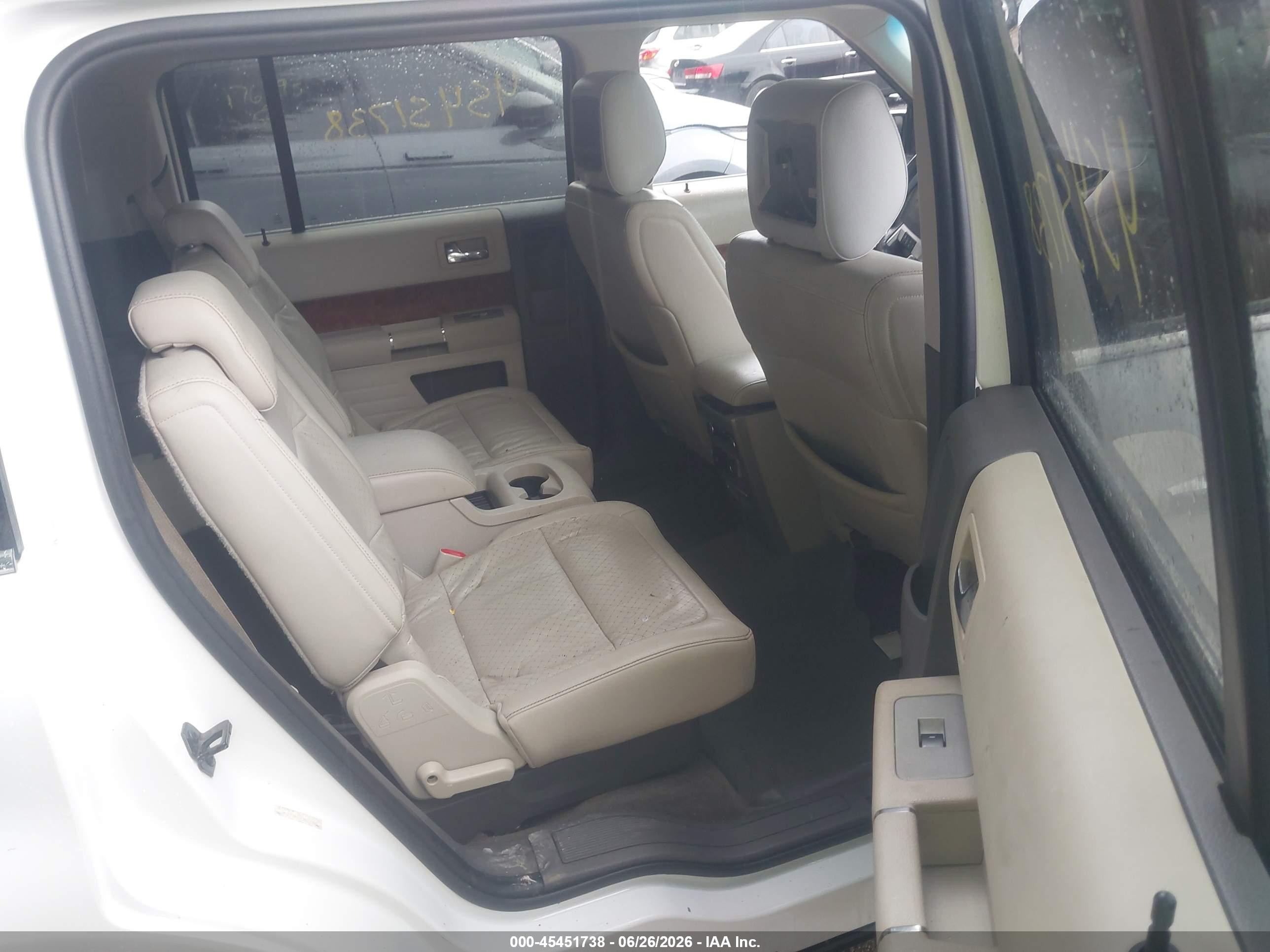 2011 Ford Flex Limited White vin: 2FMGK5DCXBBD02077