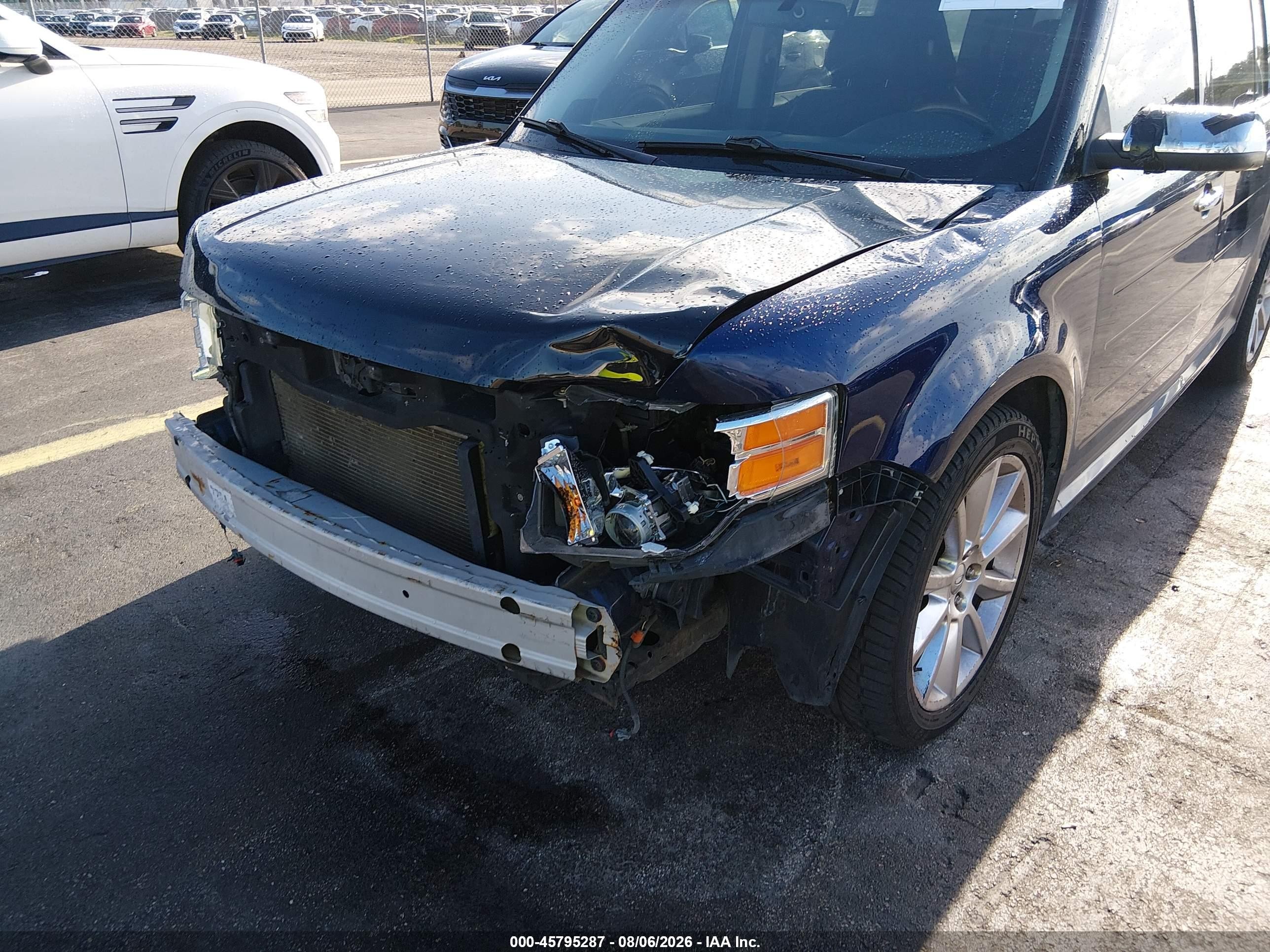 2011 Ford Flex Limited Blue vin: 2FMGK5DCXBBD08011