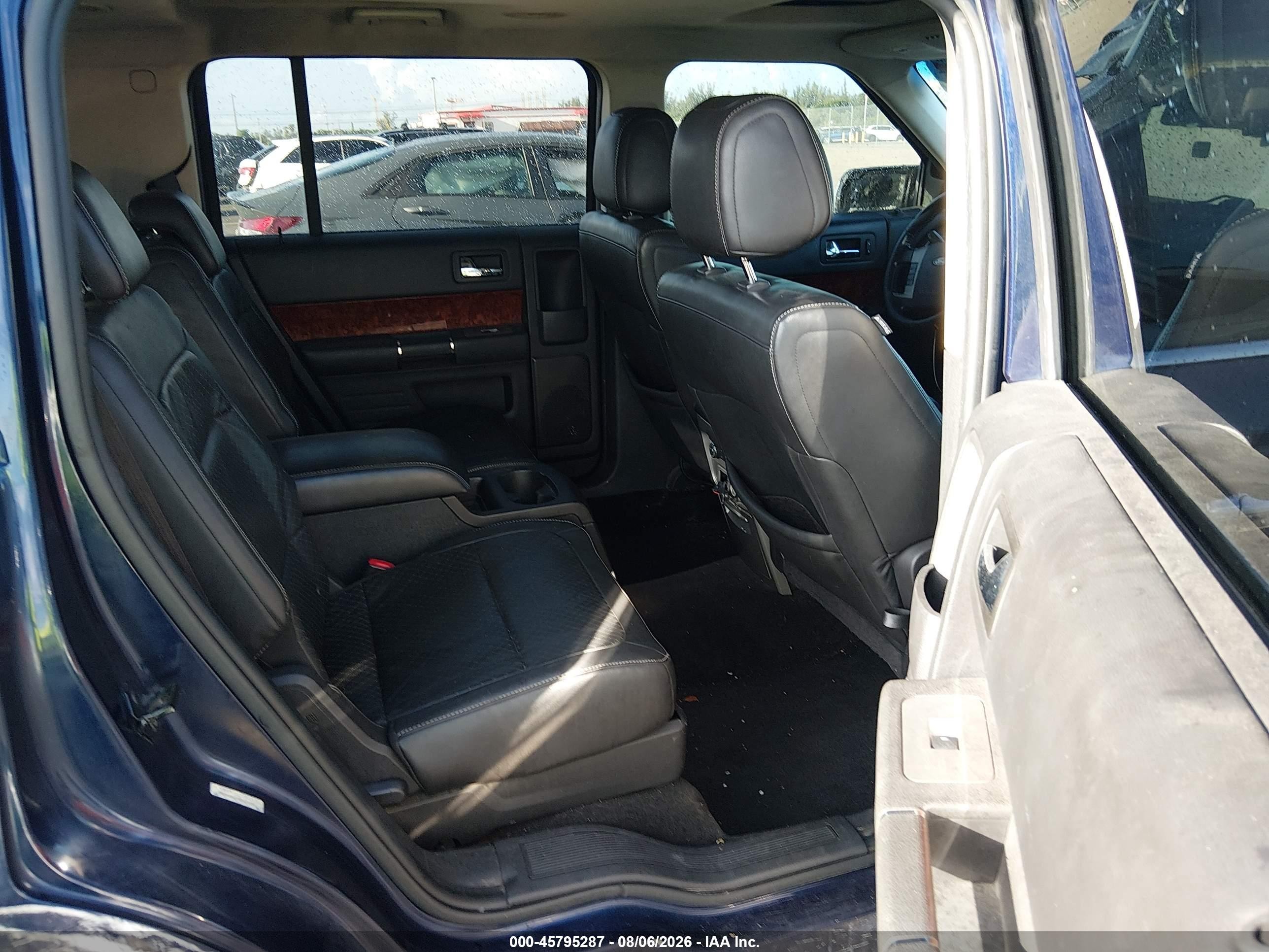 2011 Ford Flex Limited Blue vin: 2FMGK5DCXBBD08011