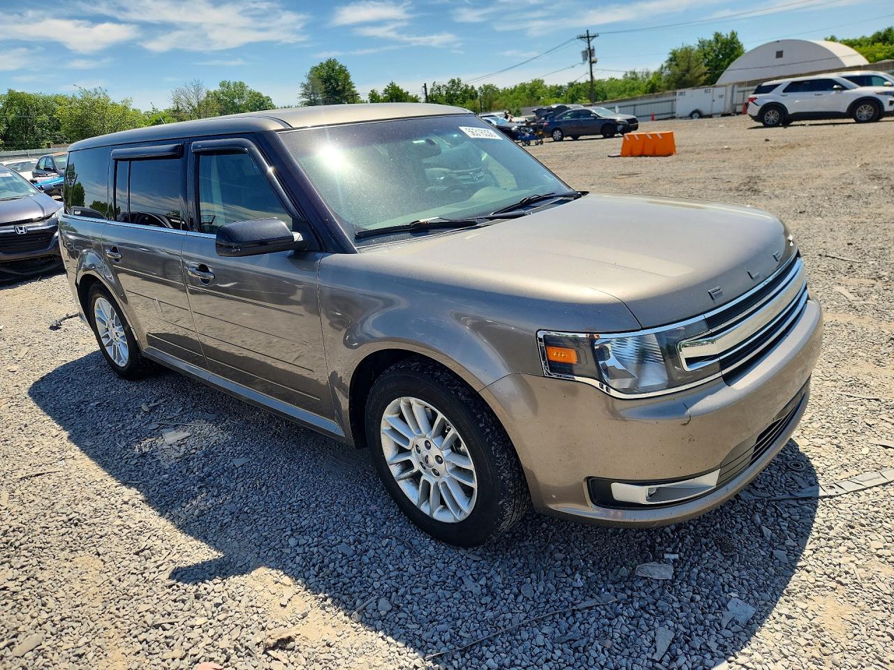 2013 Ford Flex Sel Желто-коричневый vin: 2FMHK6C80DBD02731