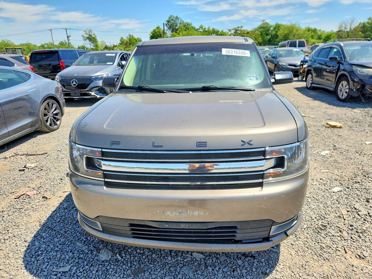 2013 Ford Flex Sel Желто-коричневый vin: 2FMHK6C80DBD02731