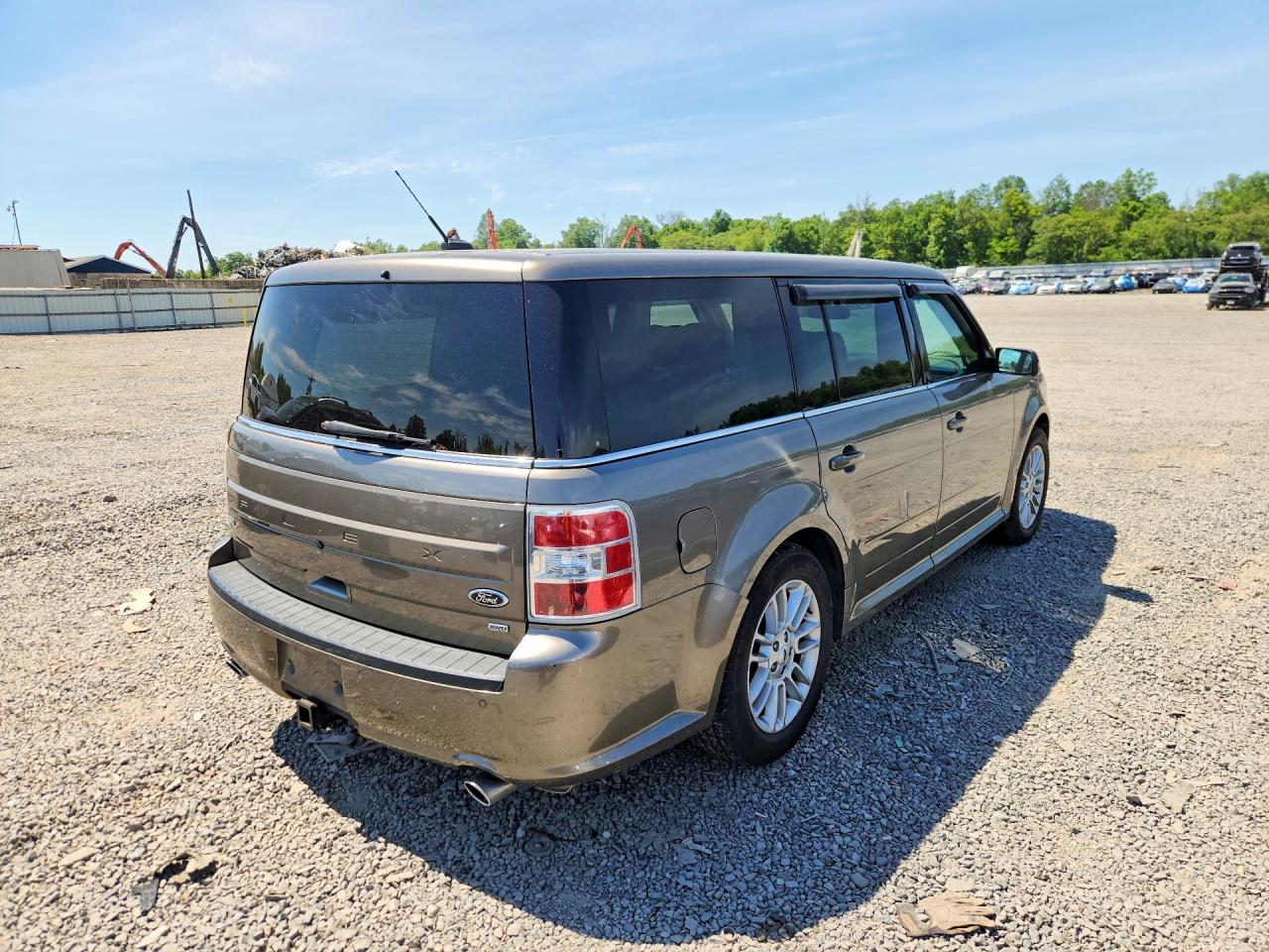 2013 Ford Flex Sel Желто-коричневый vin: 2FMHK6C80DBD02731
