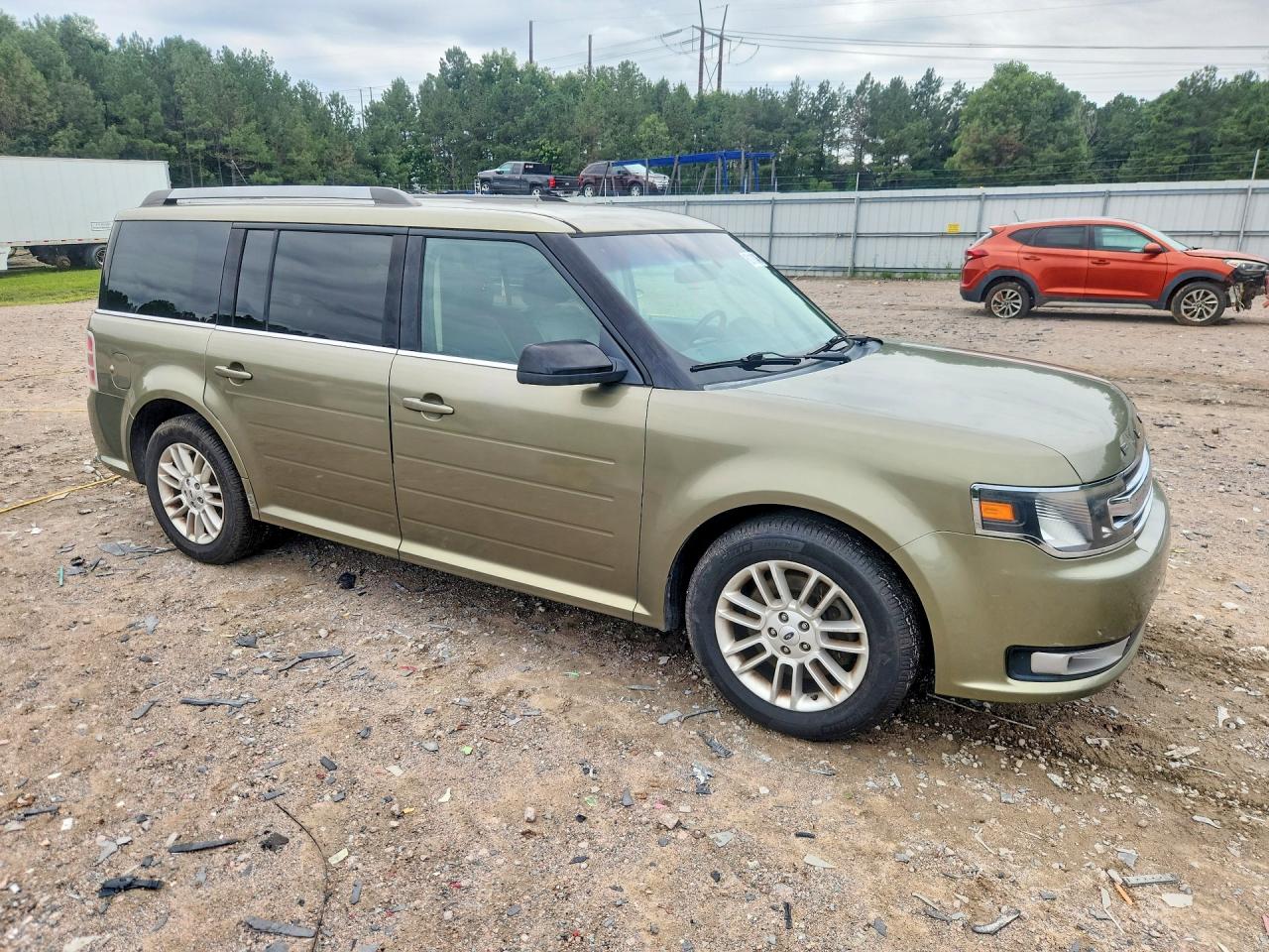 2013 Ford Flex Sel Green vin: 2FMHK6C80DBD04608