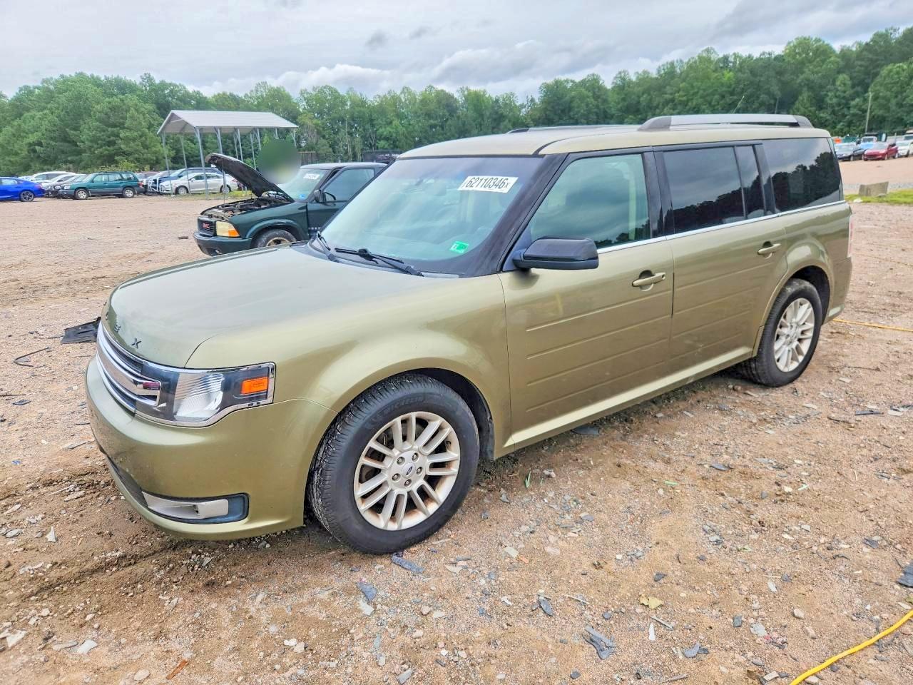 2013 Ford Flex Sel Green vin: 2FMHK6C80DBD04608