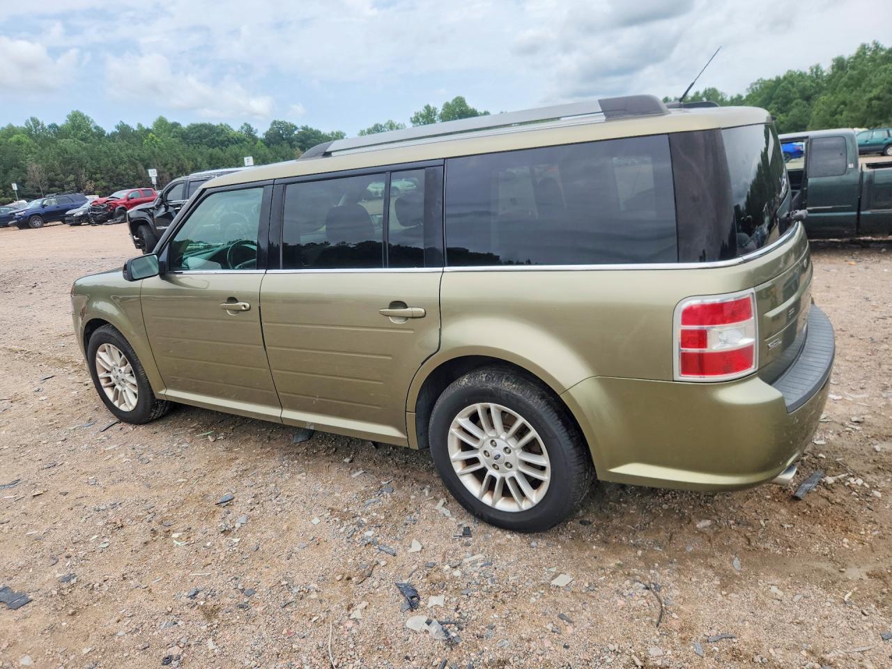 2013 Ford Flex Sel Green vin: 2FMHK6C80DBD04608